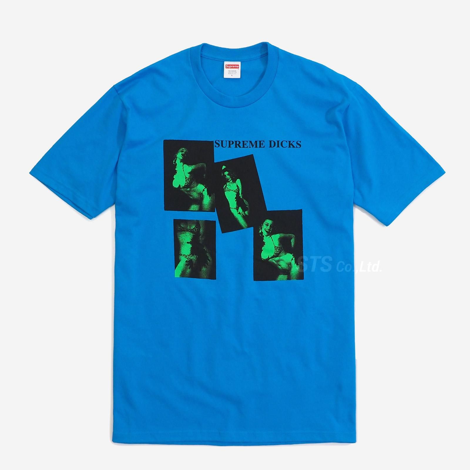 S*K様 Supreme Dicks Tシャツ S ブルー 青色 Supreme Dicks Tシャツ S ブルー 青色
