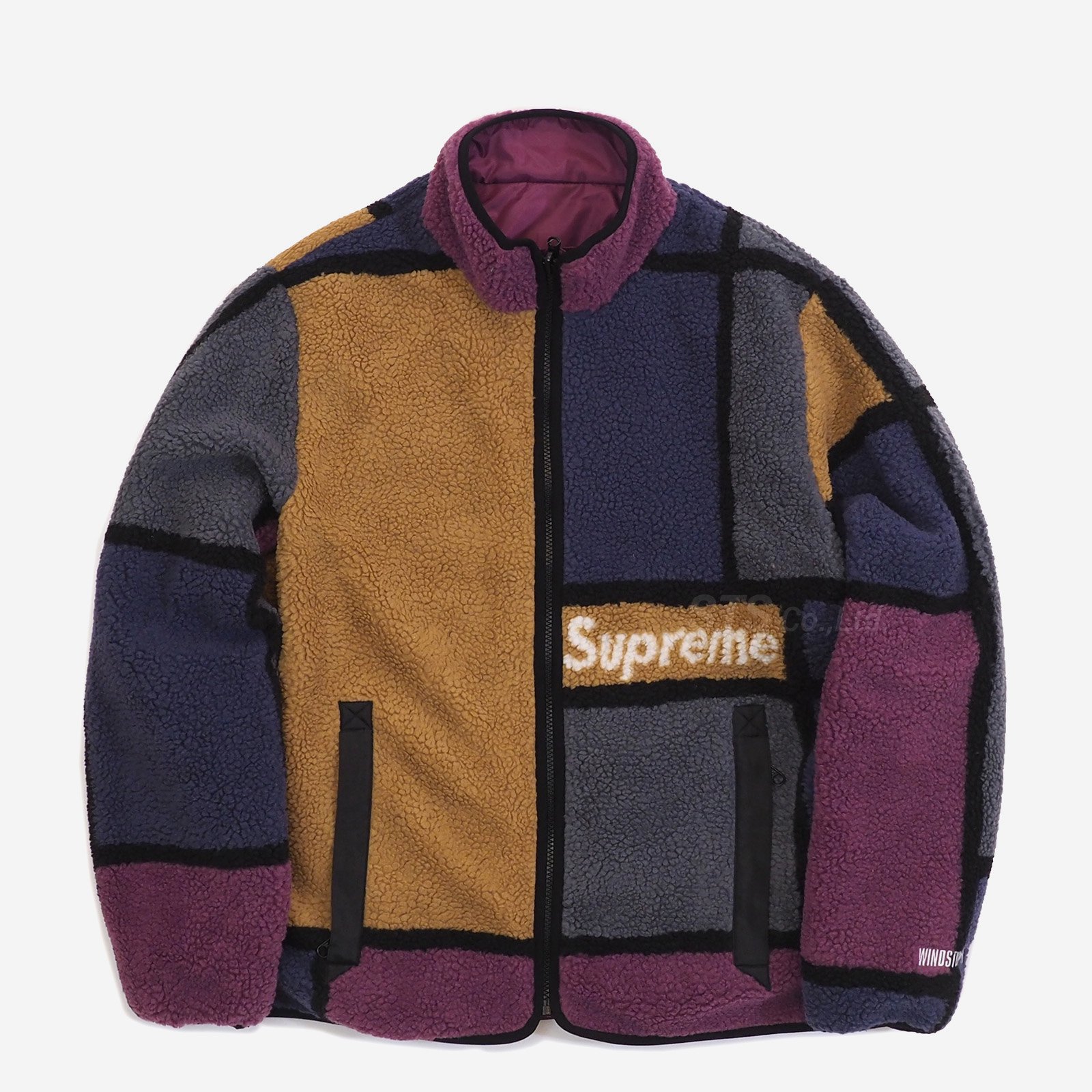 Supreme Colorblocked Fleece Jacket XL