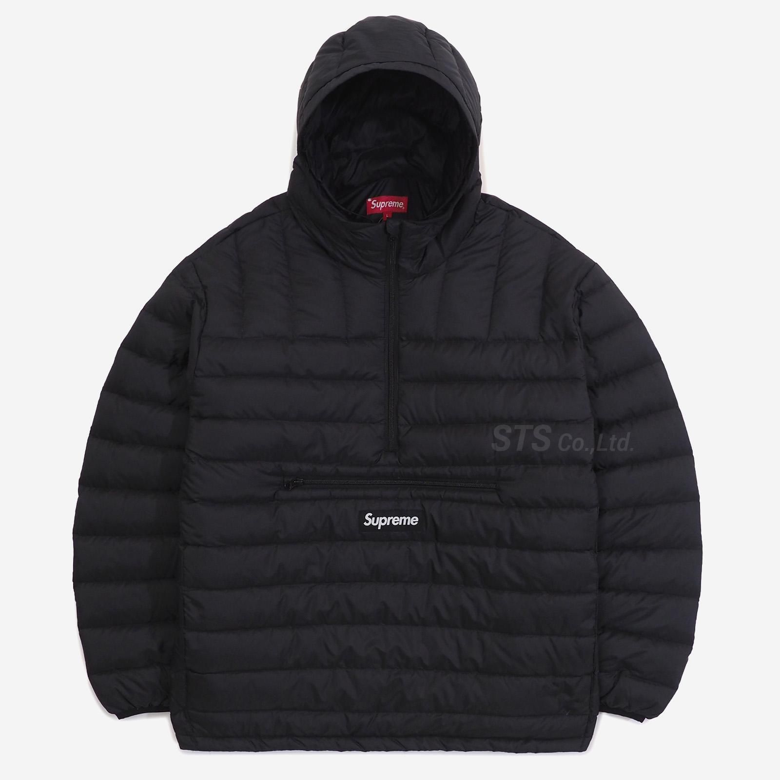 Micro Down Half Zip Hooded Pullover