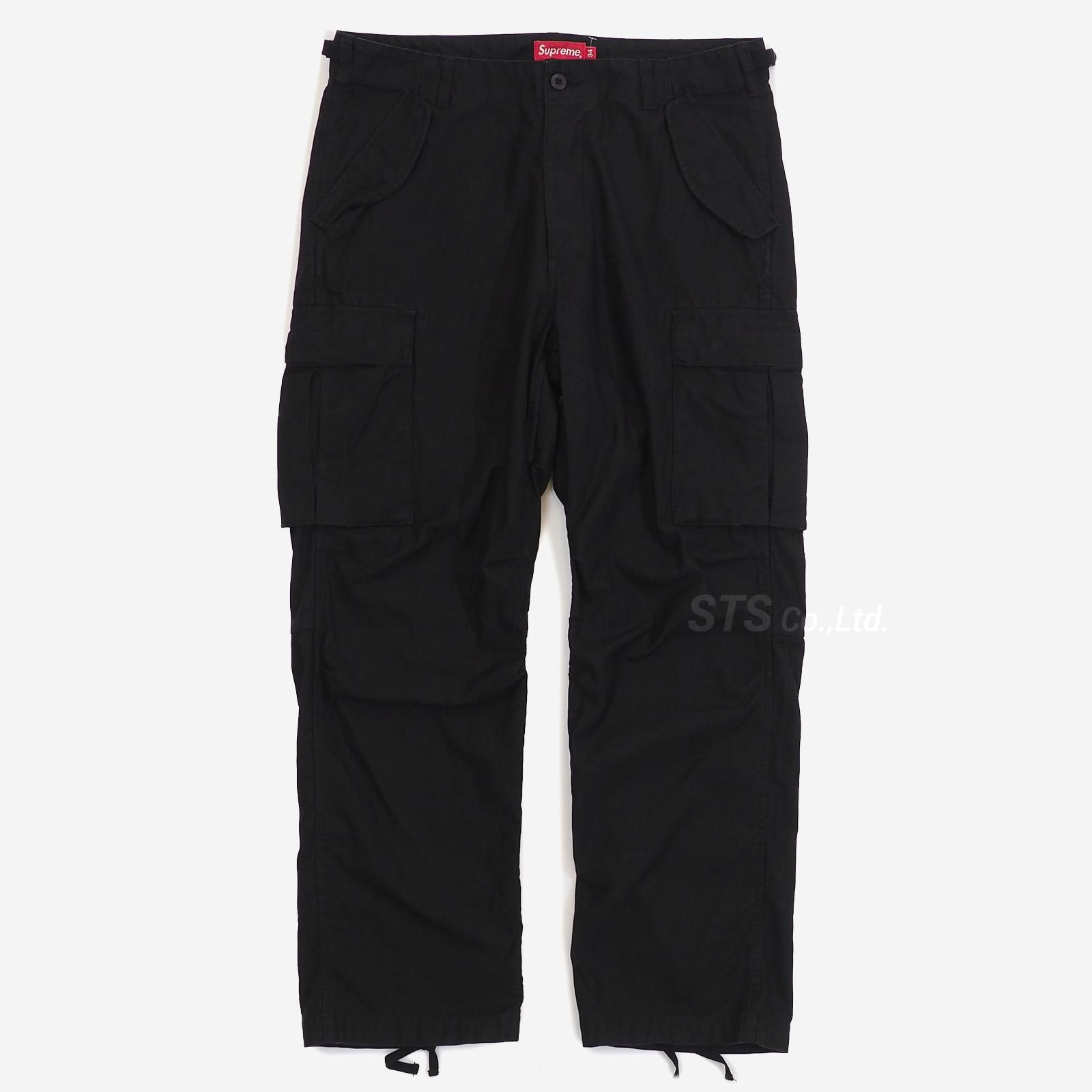 30】Supreme Cargo Pant シュプリーム カーゴパンツ黒 - ワークパンツ