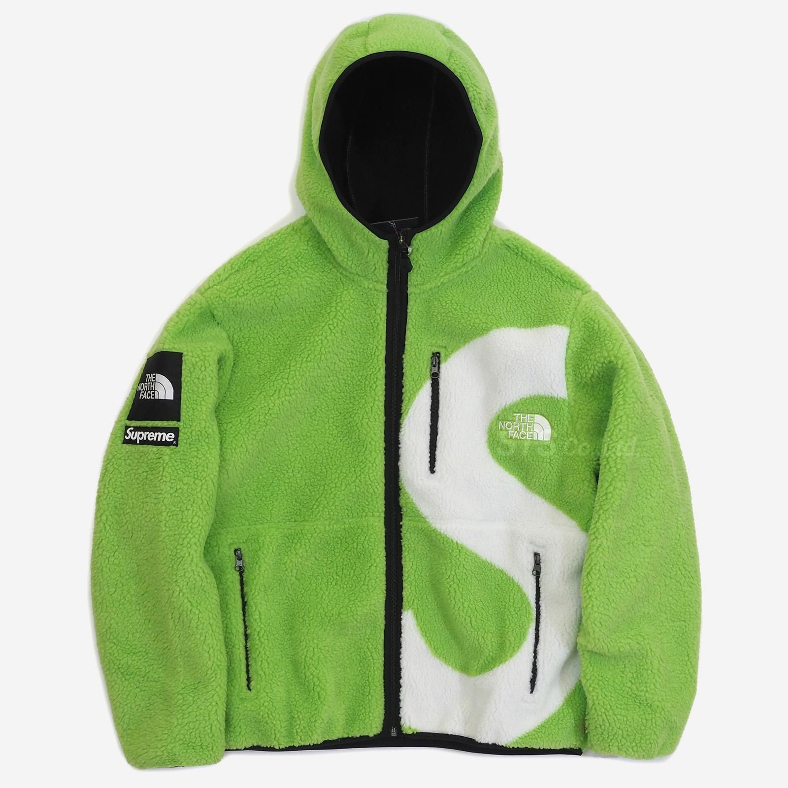 supreme S Logo Hooded Fleece Jack Mサイズ