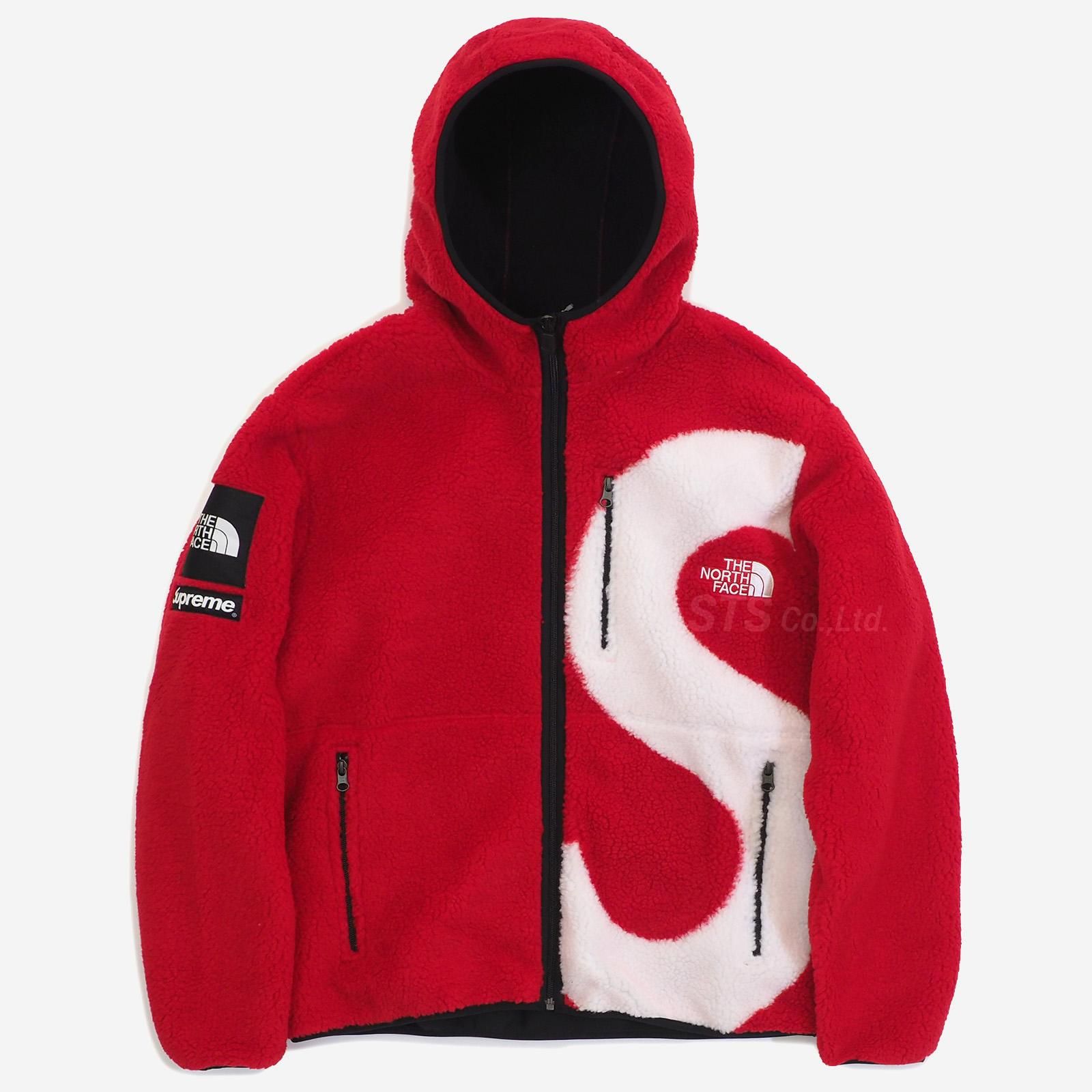 早い者勝ち][在庫切れ]supreme ノースフェイス ロゴフリース Lサイズ