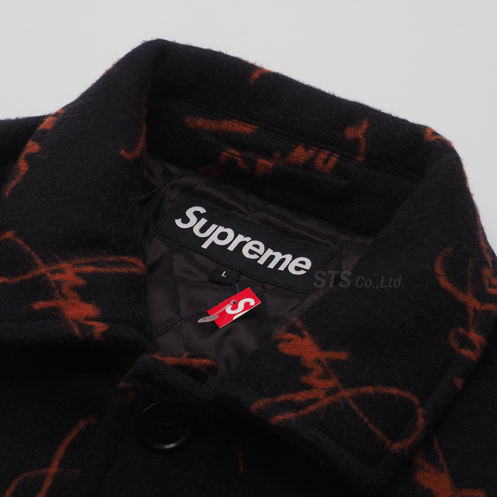 Supreme - Script Logos Wool Overcoat - UG.SHAFT