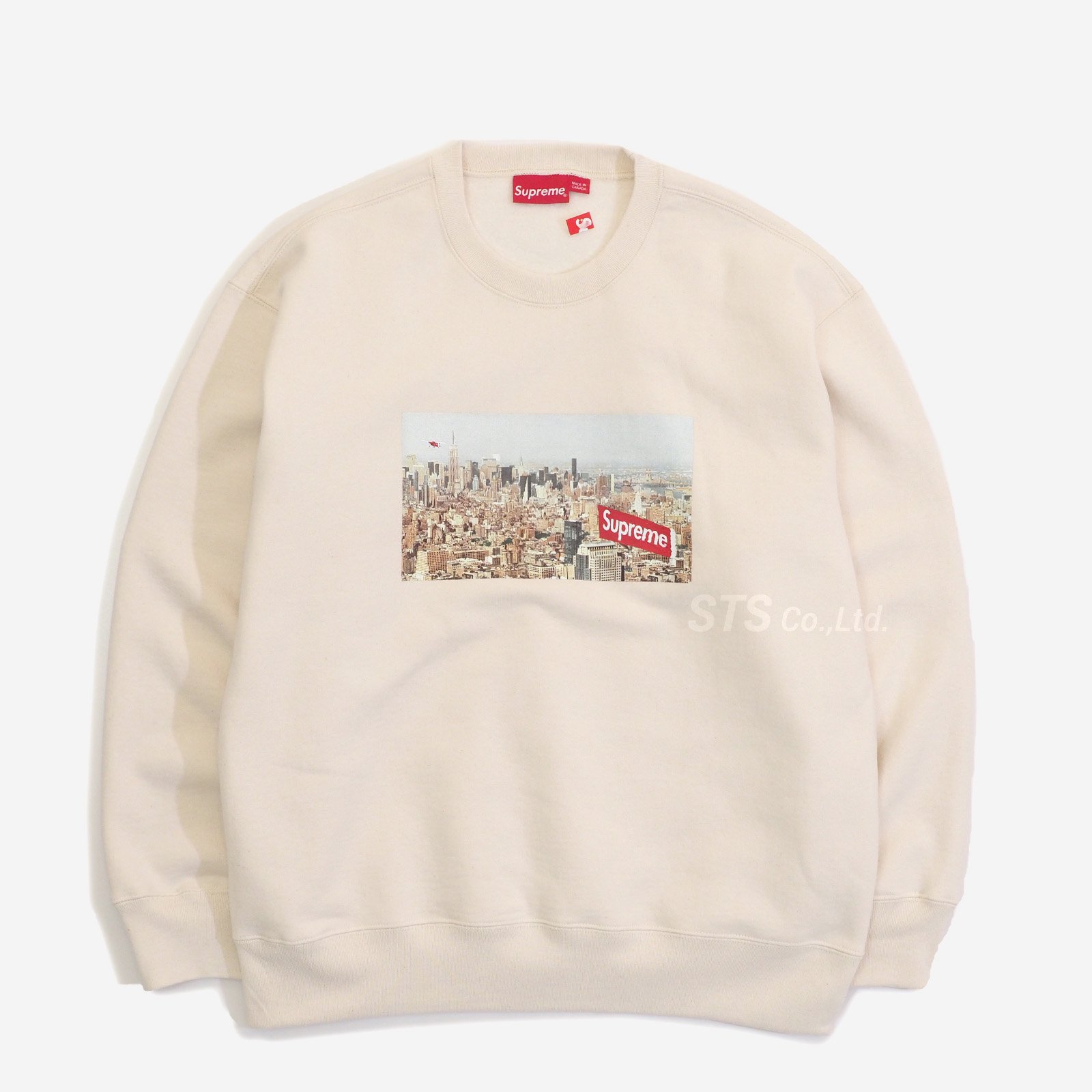 supreme Aerial Crewneck Mサイズ Lemon-