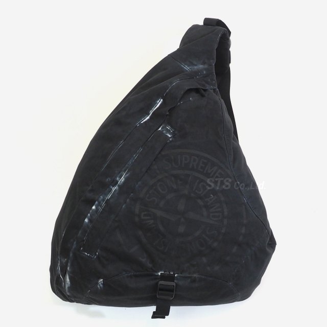 Supreme/Stone Island Painted Camo Nylon Shoulder Bag