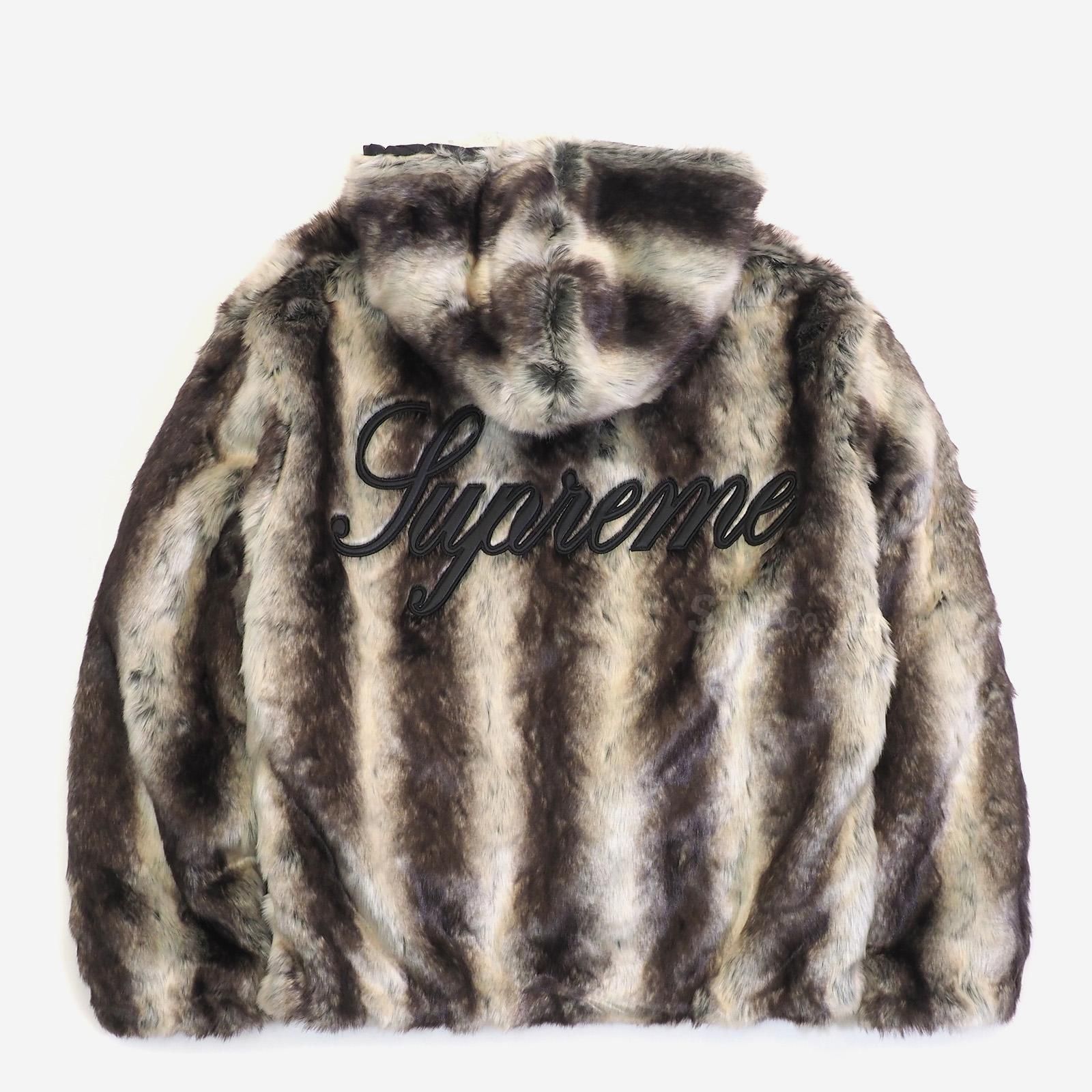 Supreme Faux Fur Hooded Jacket L-hybridautomotive.com