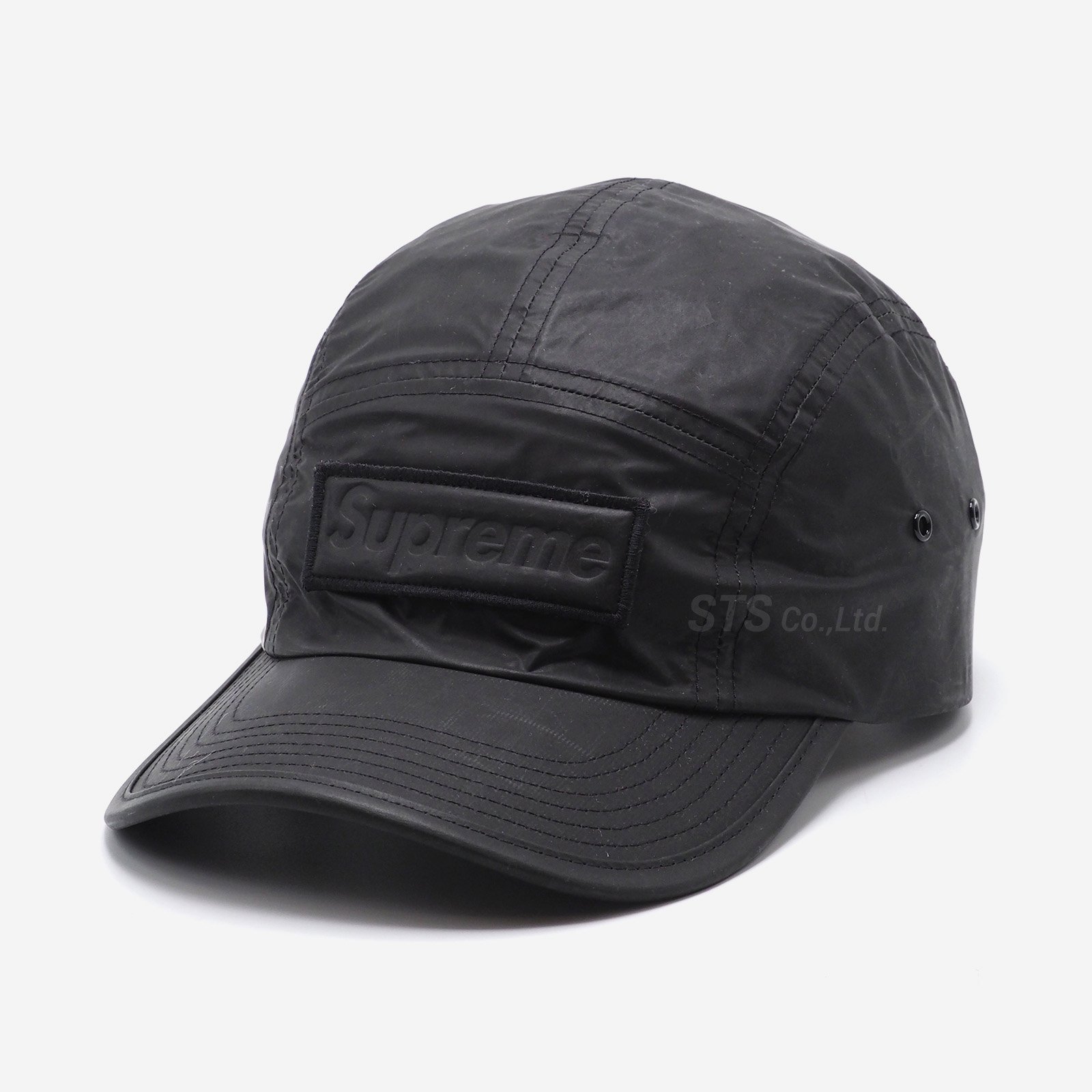 supreme reflective camp cap black