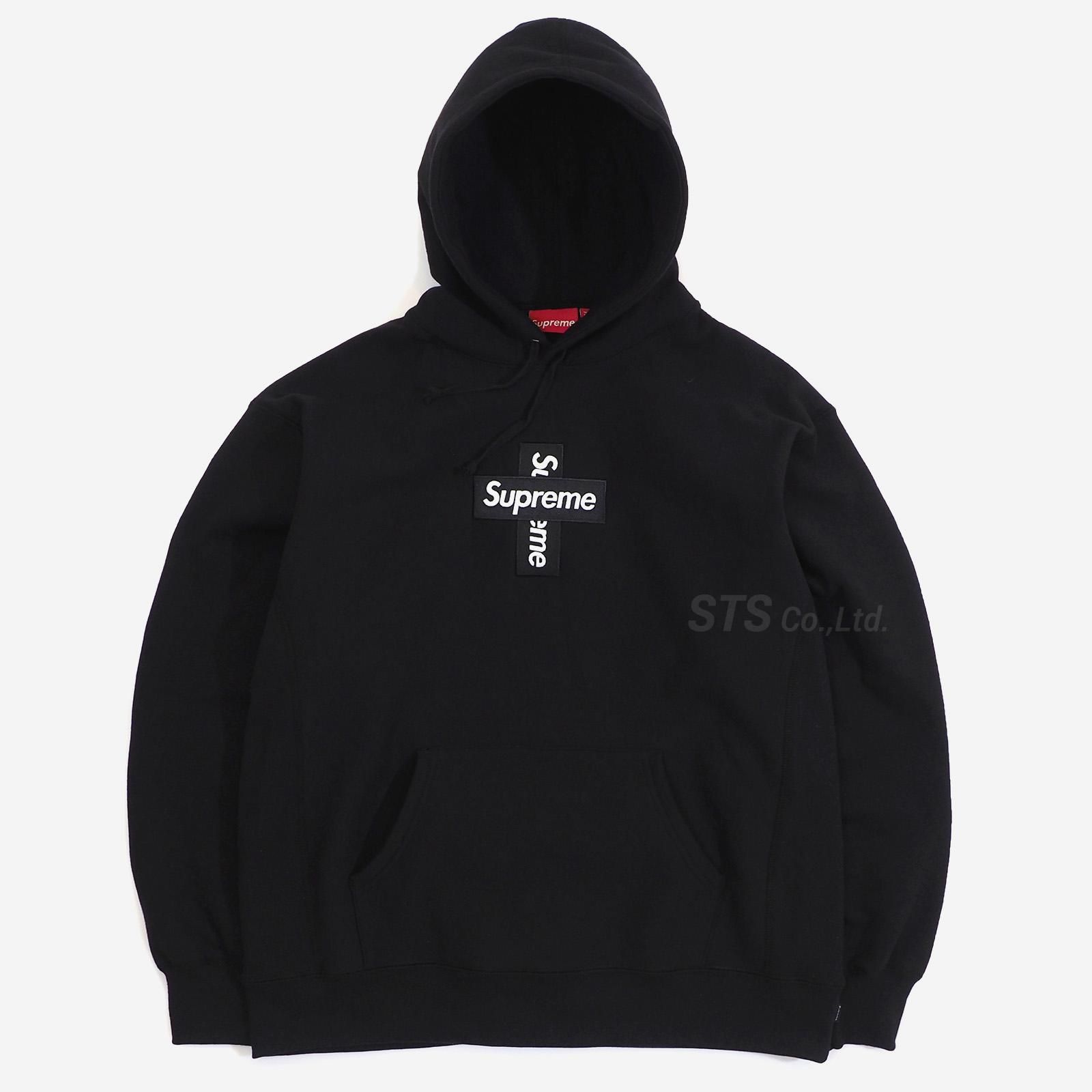 Cross Box Logo Hooded Sweatshirt