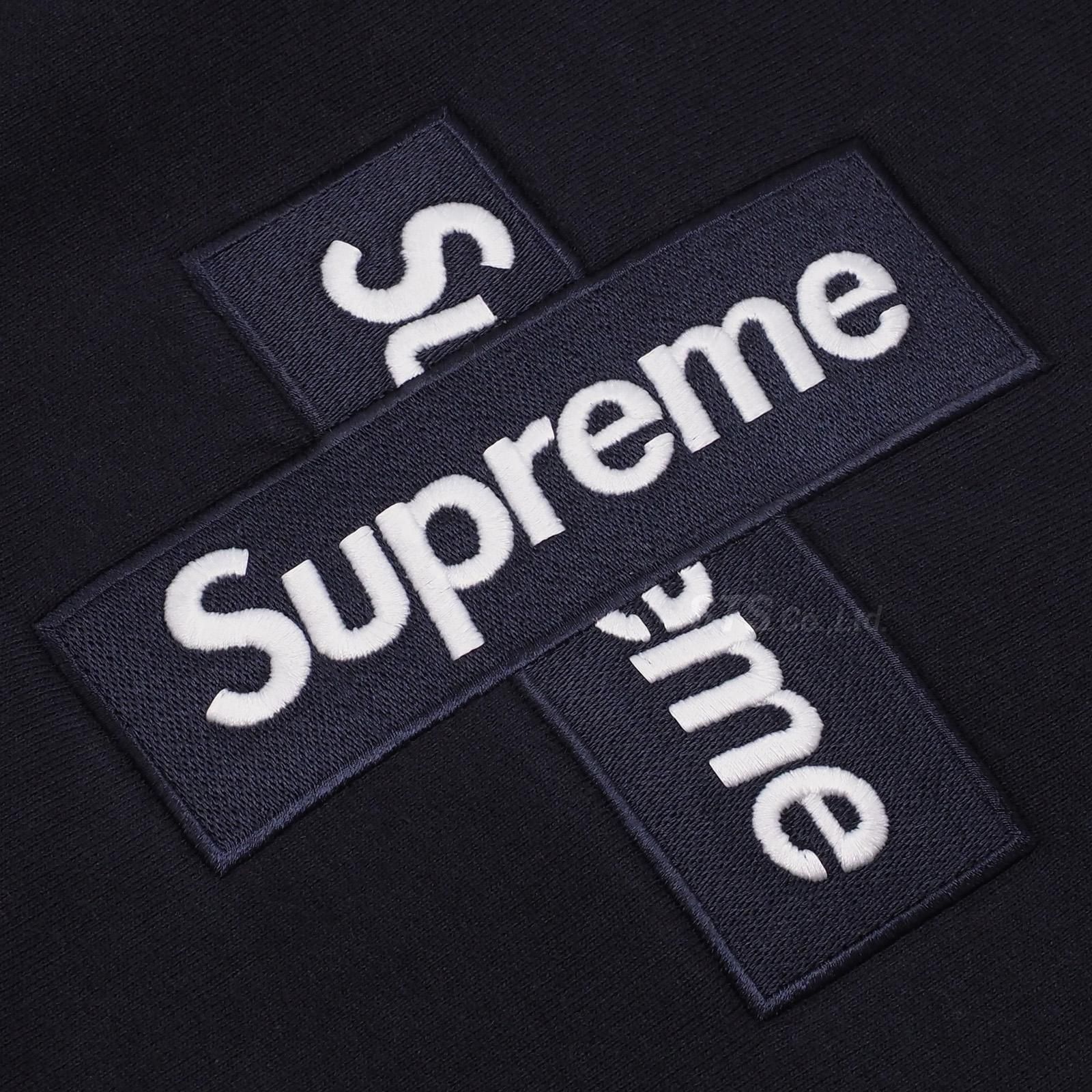 BlackブラックサイズSサイズ Supreme cross box logo hooded