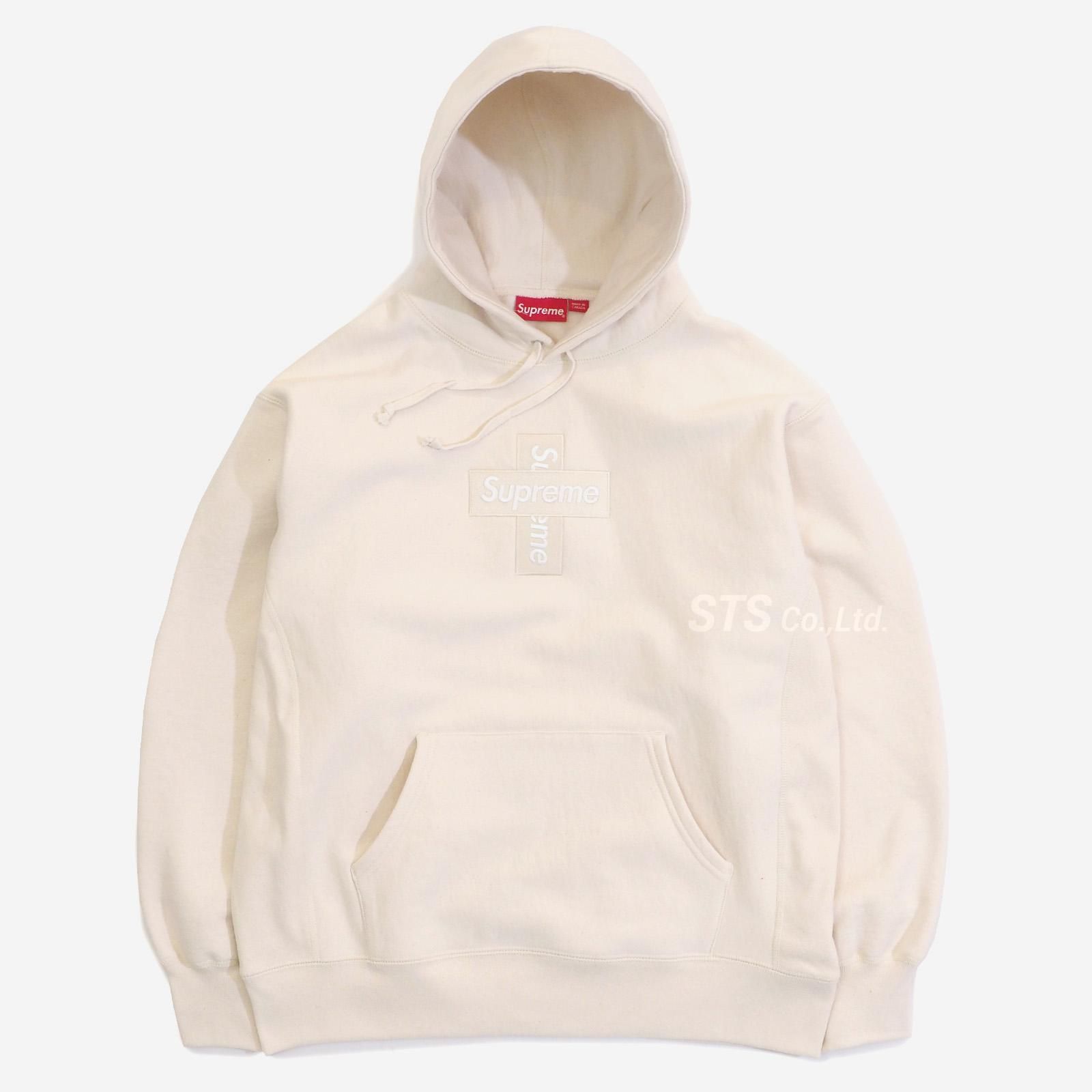 LightOliveSIZESサイズ　Cross Box Logo Hooded Sweatshirt