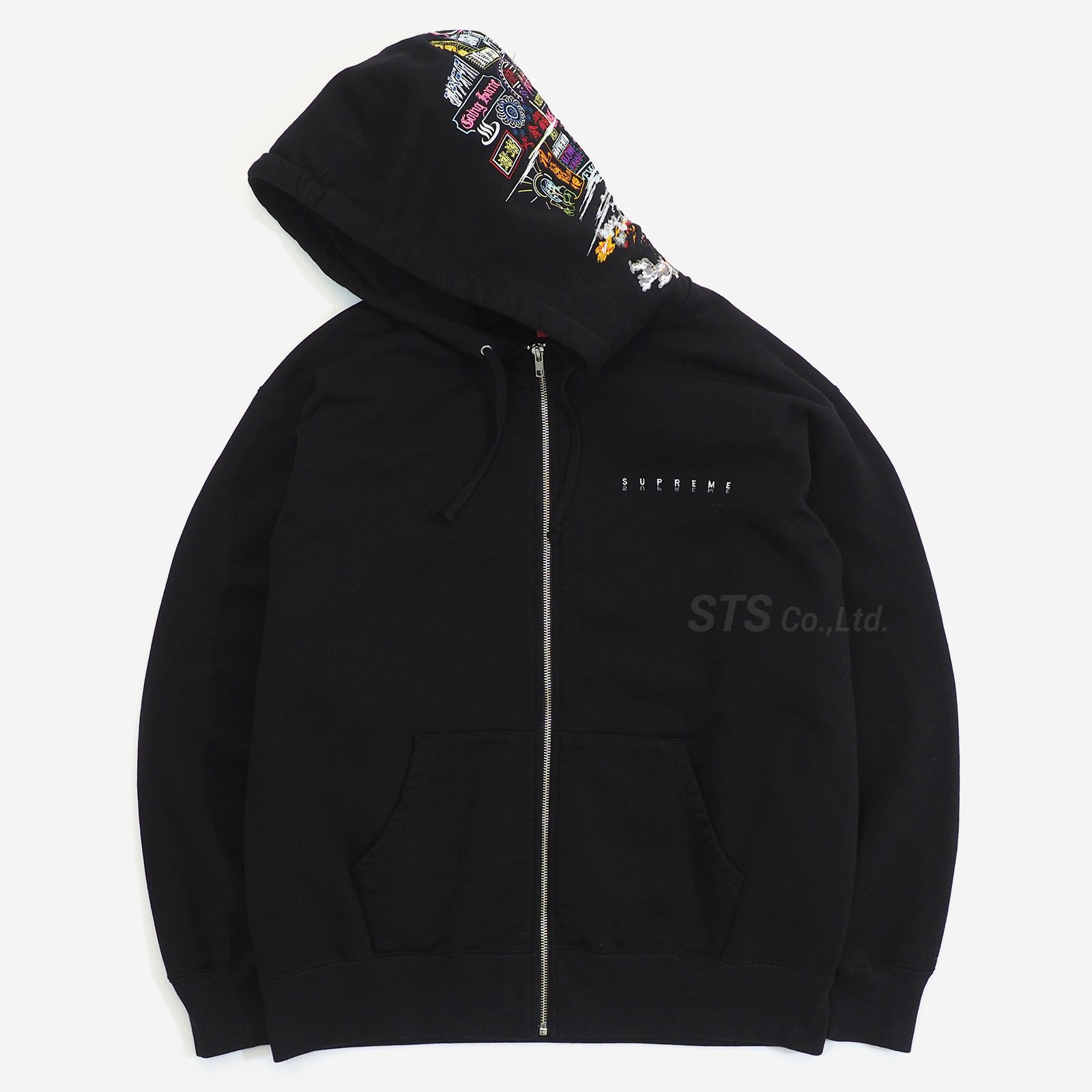 Supreme - Globe Zip Up Hooded Sweatshirt - UG.SHAFT