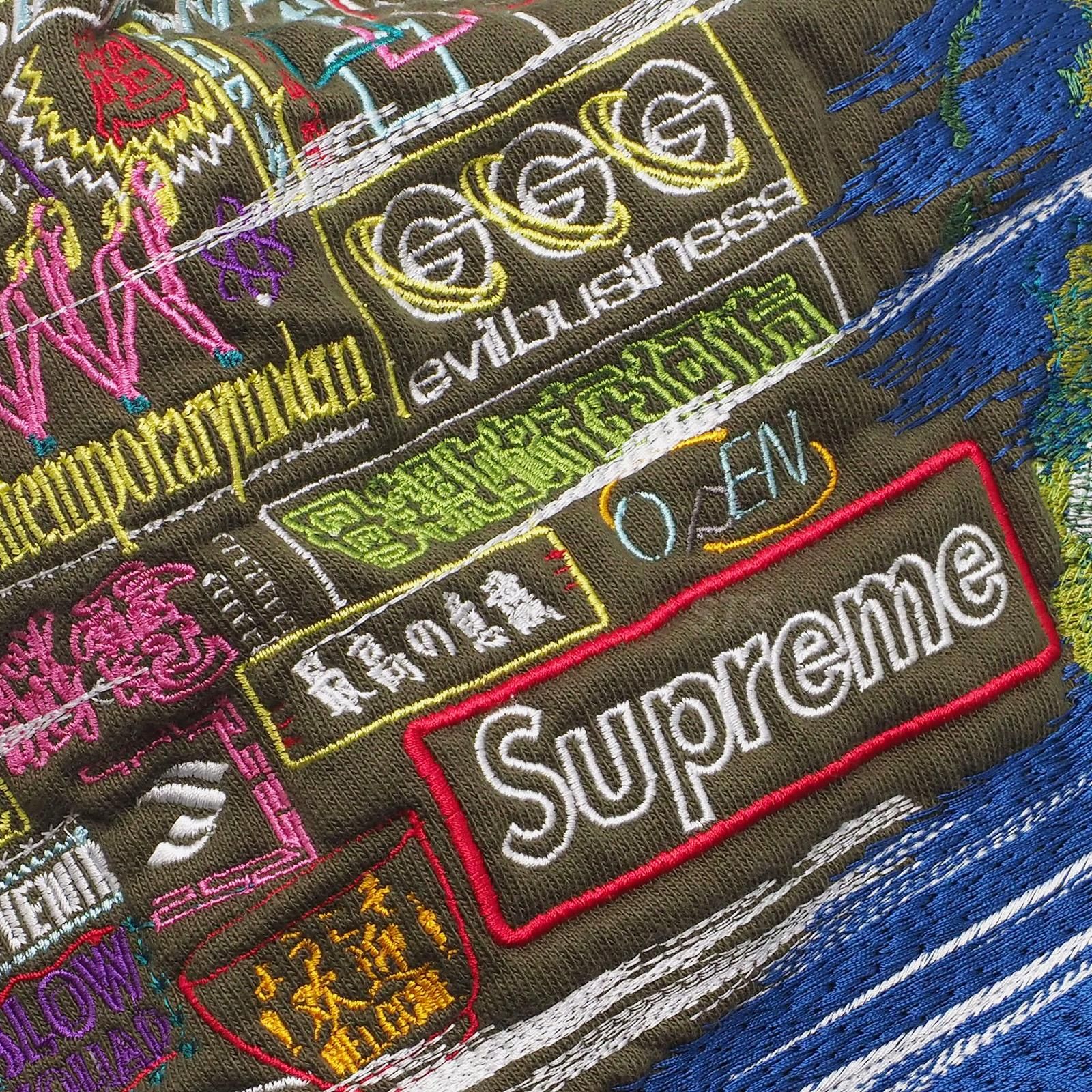 Supreme - Globe Zip Up Hooded Sweatshirt - UG.SHAFT Supreme - Globe Zip Up Hooded Sweatshirt - UG.SHAFT