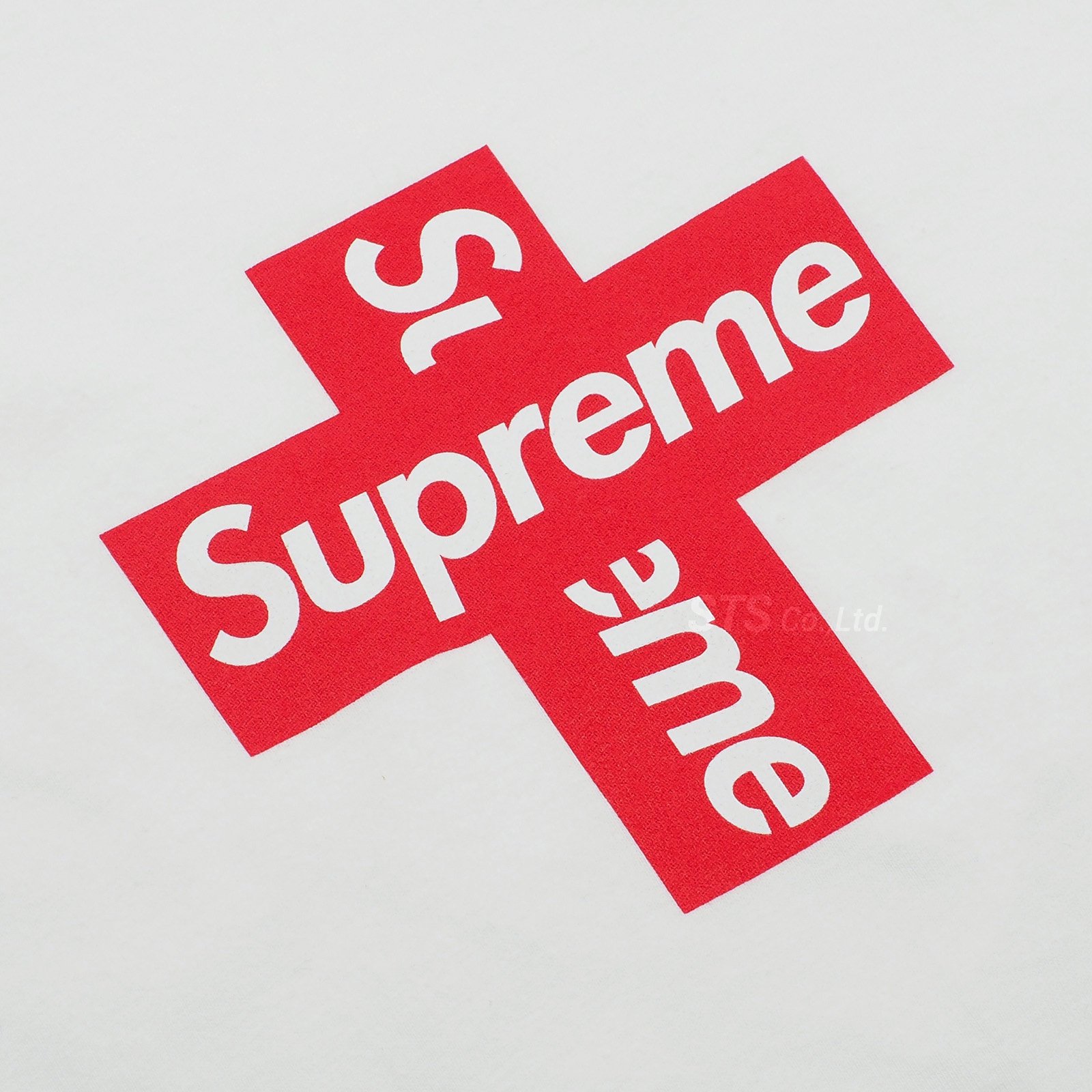 supreme Cross Box Logo Tee Red Mサイズ