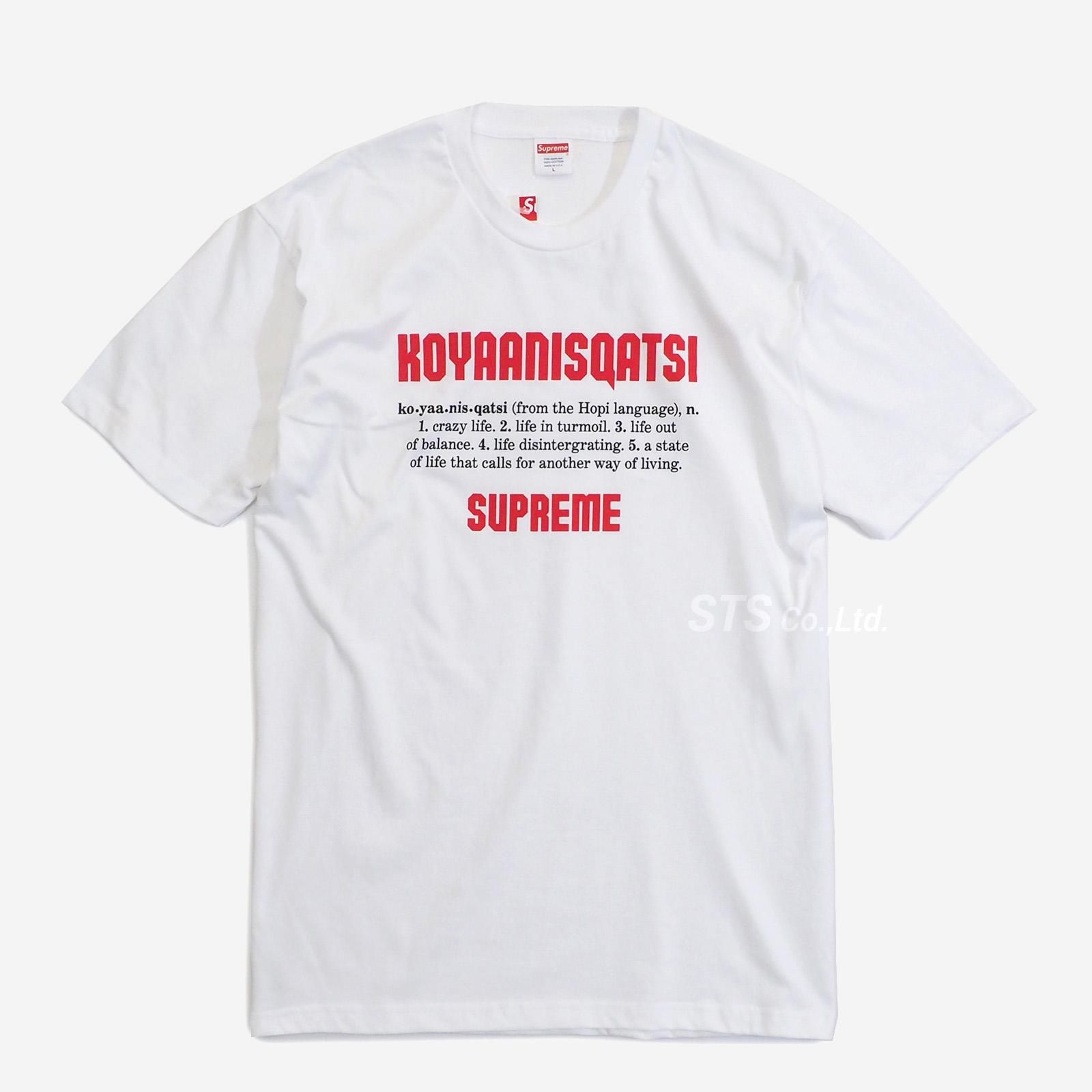 supreme Koyaanisqatsi Tee M Tシャツ　シュプリーム