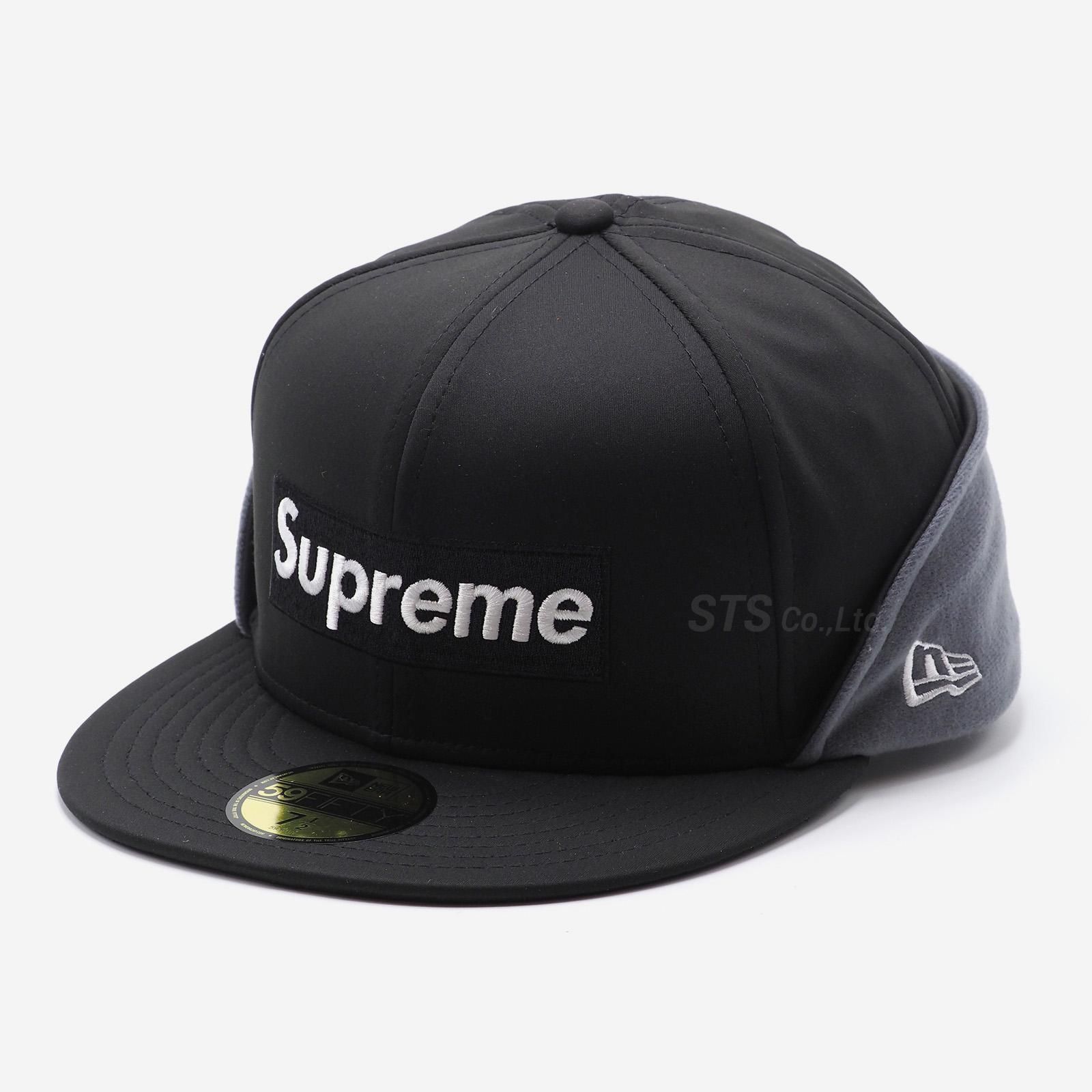 supreme Earflap New Era® black 7-1/2帽子 - www