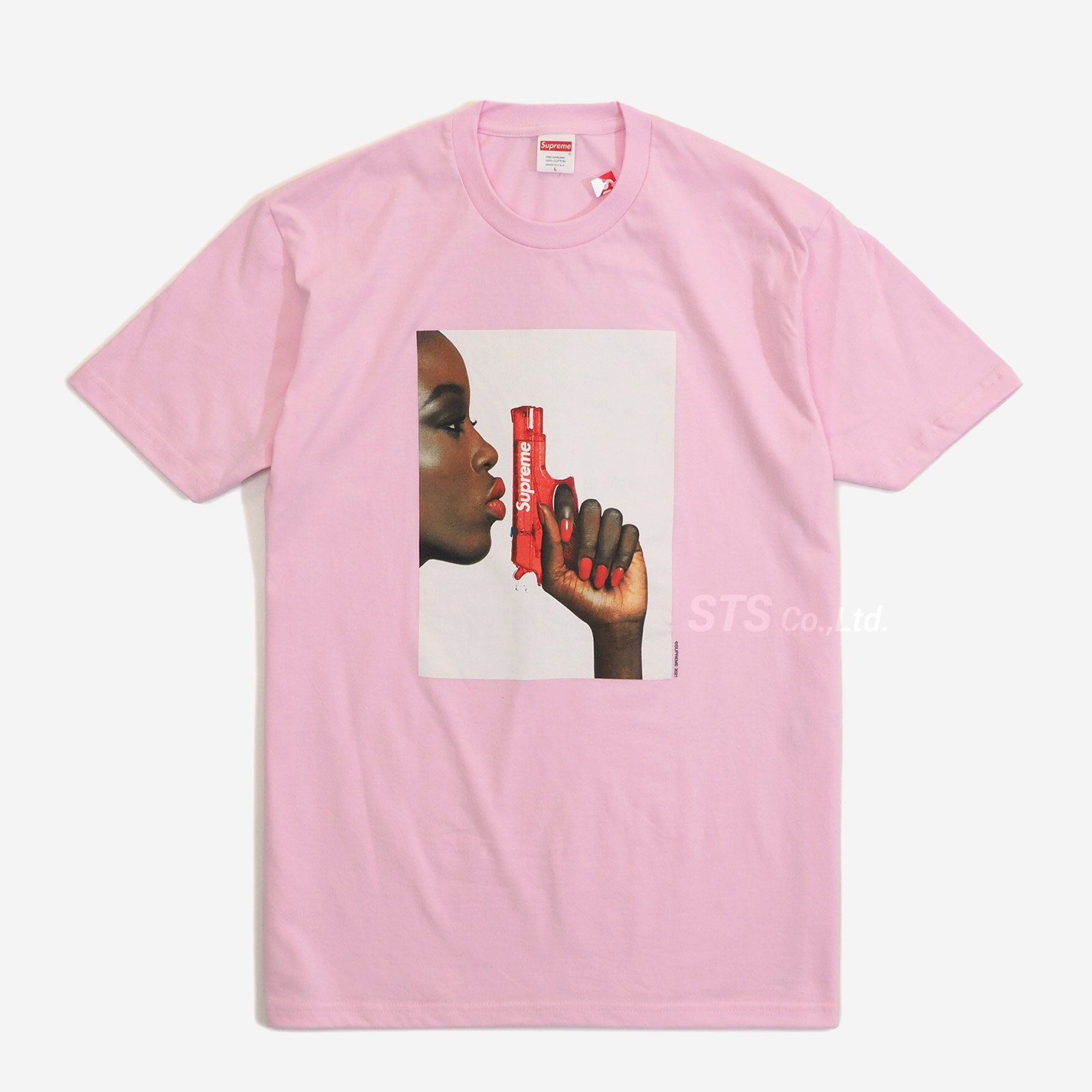 Raphael Tee supreme L ピンクTシャツ/カットソー(半袖/袖なし)