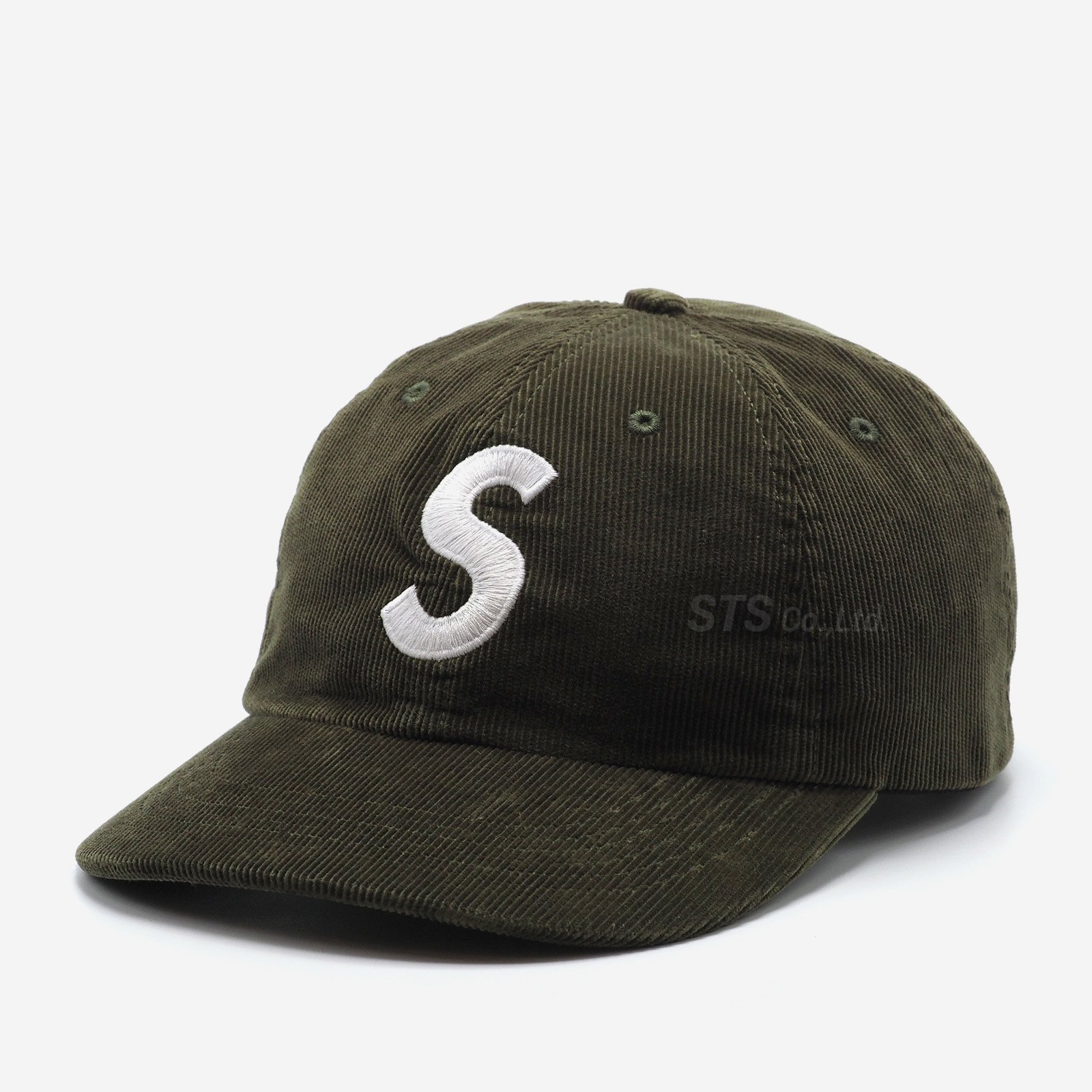 Supreme Velvet S Logo 6-Panel Green CAPメンズ