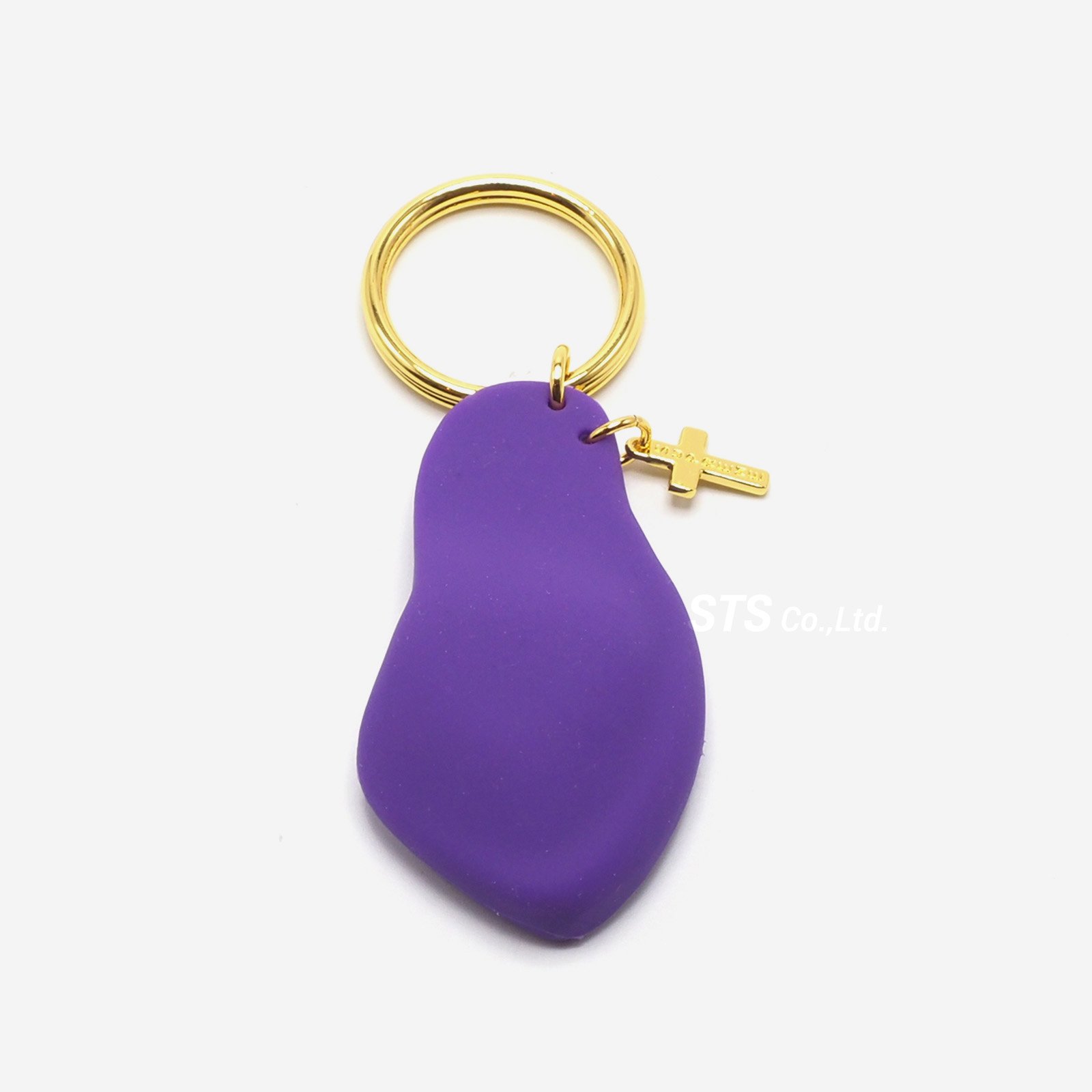 supreme ear keychain purple