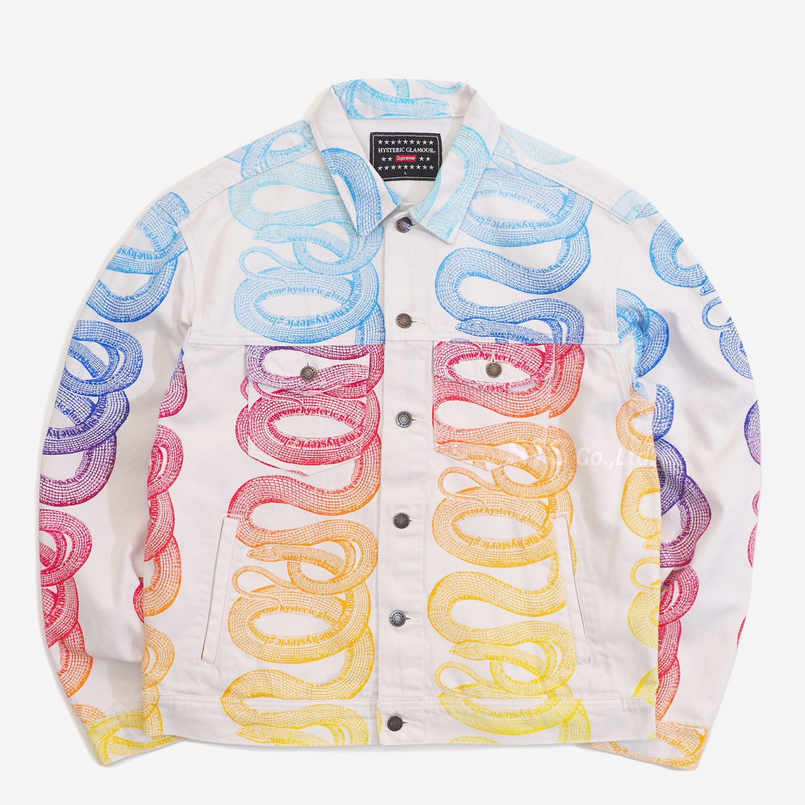 Supreme/Hysteric Glamour Snake Denim Trucker Jacket - UG.SHAFT