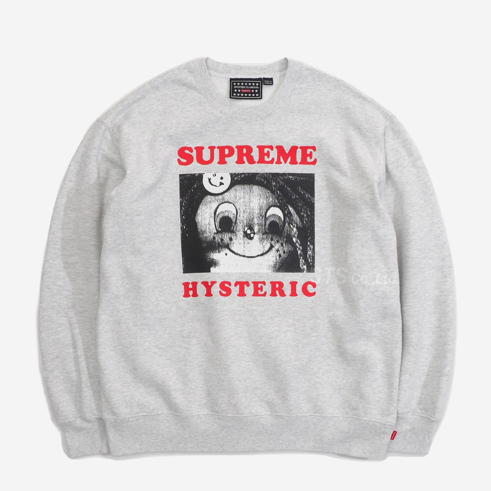 Supreme × HYSTERIC GLAMOUR Crewneck L