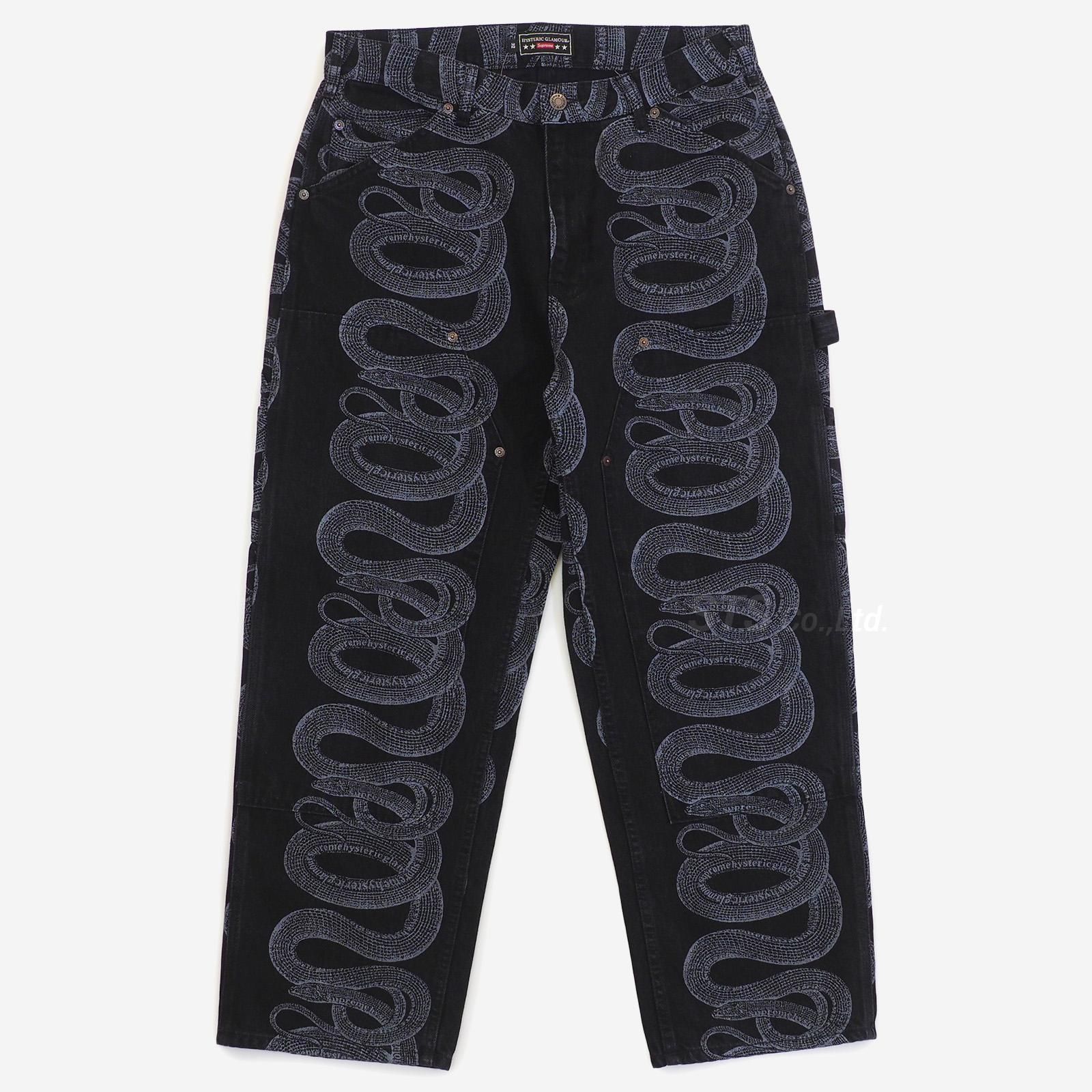 デニム/ジーンズSupreme×HYS SnakeDenimPainterPant 36 | tellmoitas.com.br - デニム/ジーンズ