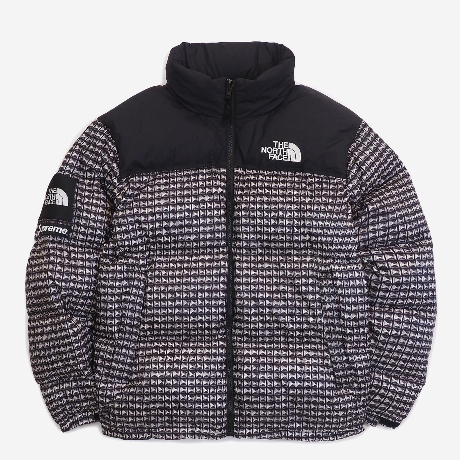 Supreme Studded Nuptse Jacket 黒 L ヌプシダウン - ダウンジャケット