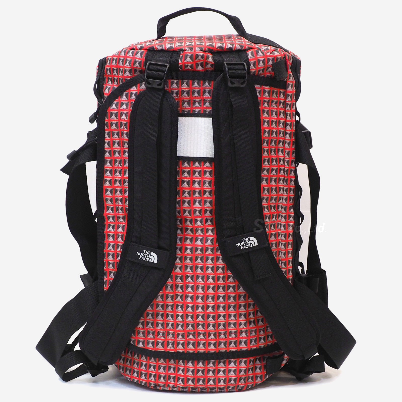 Mens Bags Duffel bags and weekend bags Supreme X Tnf Studded Small Base Camp Duffle Bag in Red for Men 