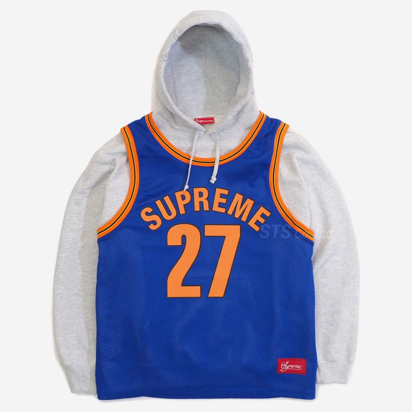 Supreme - Basketball Jersey Hooded Sweatshirt - UG.SHAFT