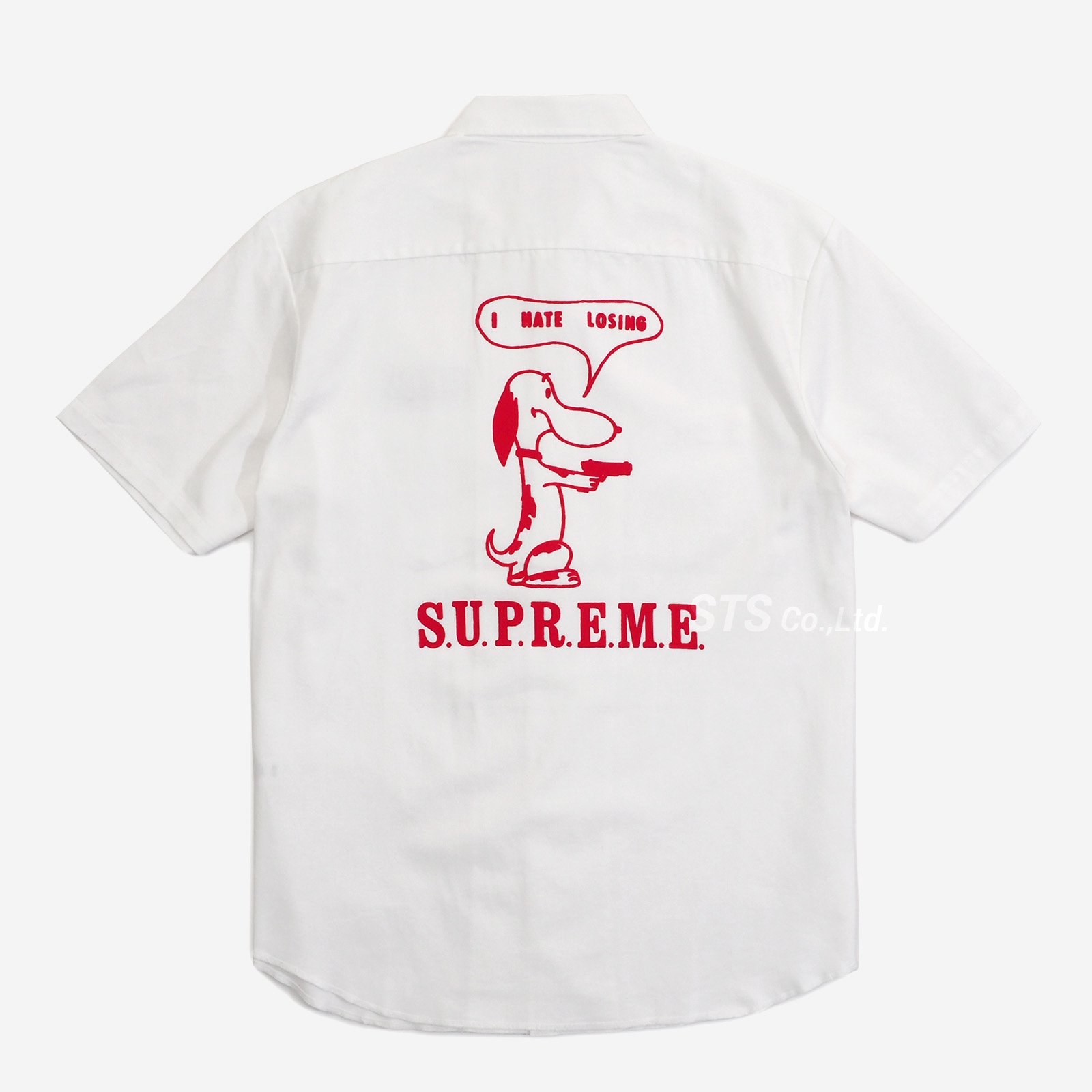 Supreme Dog S/S Work Shirt  white Lサイズ