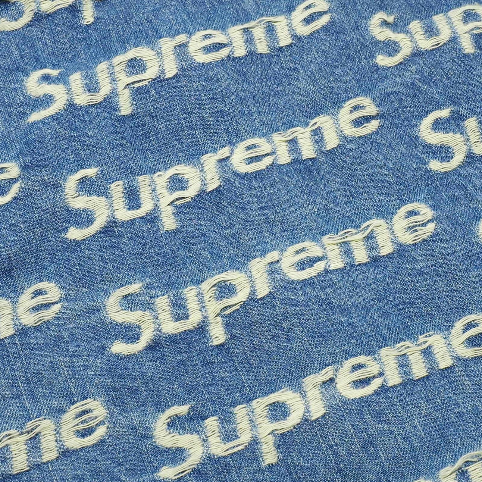 Supreme - Frayed Logos Denim Trucker Jacket - UG.SHAFT