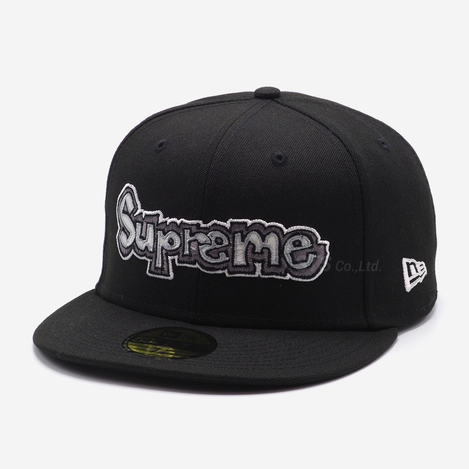 黒 7 5/8 Supreme Gonz Logo New Era ゴンズ 新品