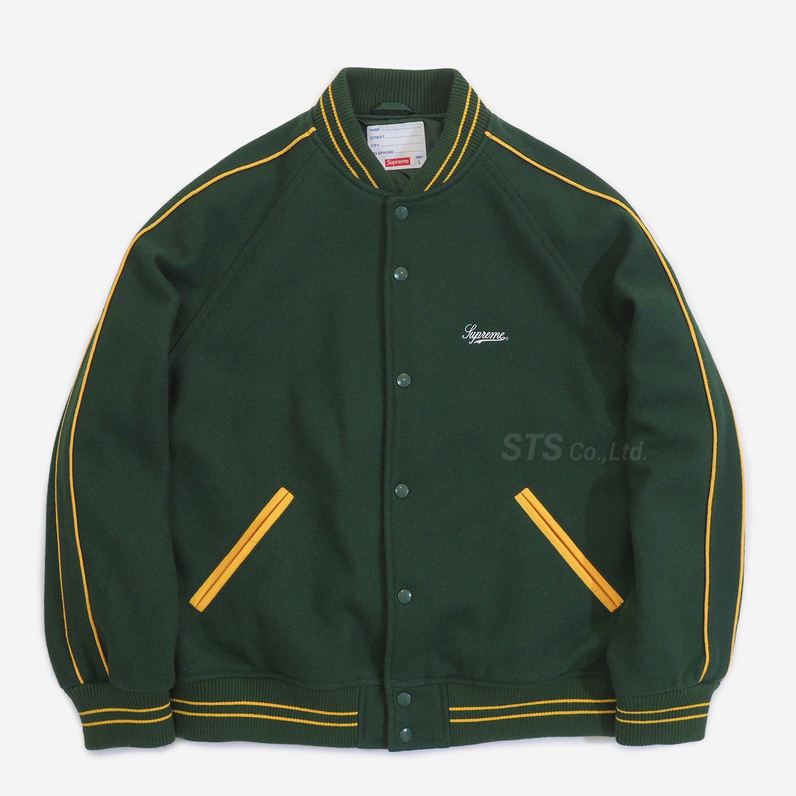 Supreme - Jamie Reid It's All Bollocks Varsity Jacket - UG.SHAFT