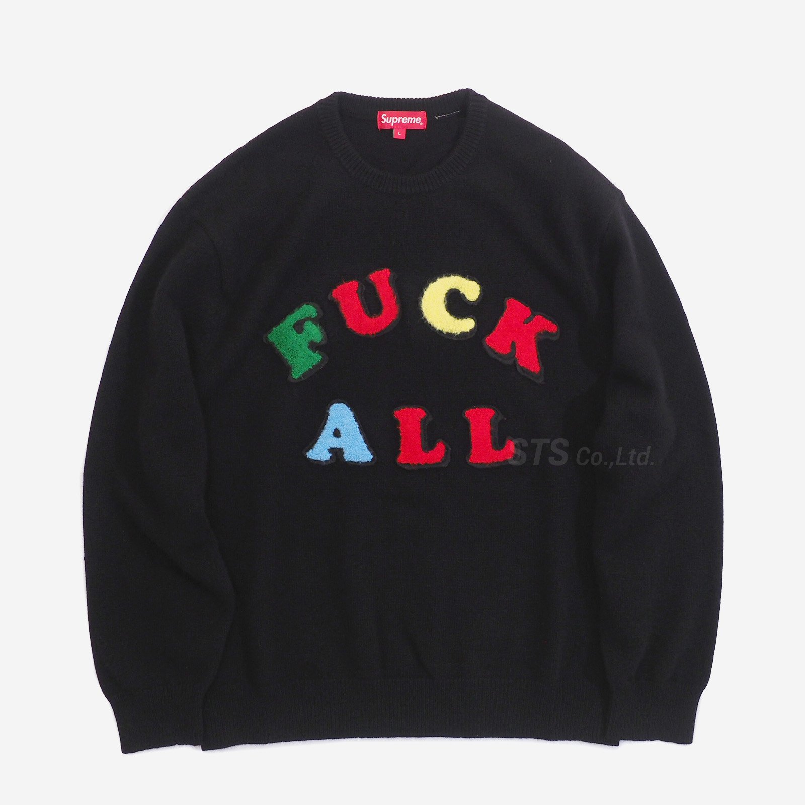 Lサイズ Supreme Fuck Sweater black