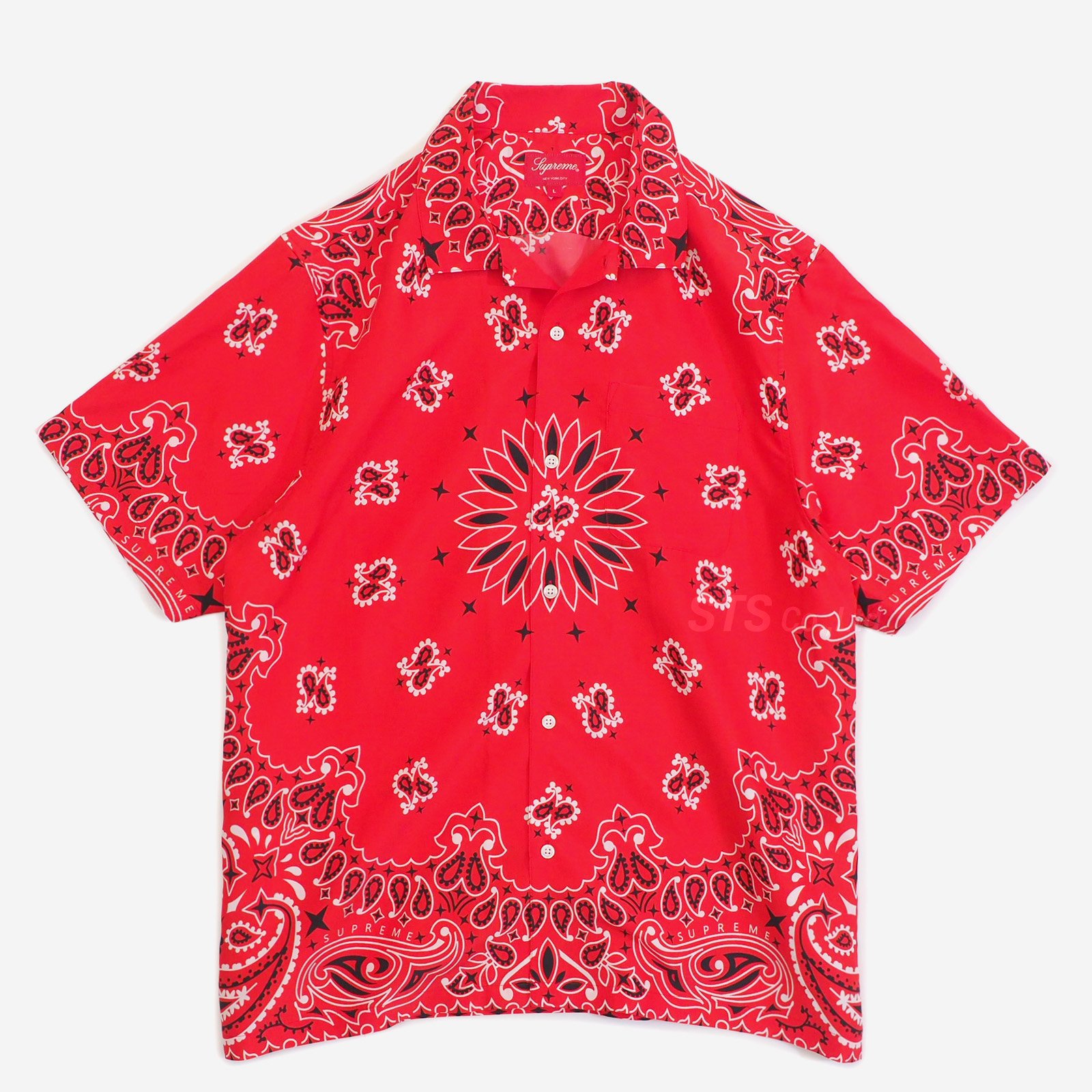 Supreme - Bandana Silk S/S Shirt - UG.SHAFT
