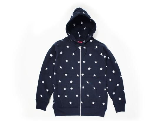 AIの服屋さんSupreme Stars Zip Hoodie NAVY Mサイズ