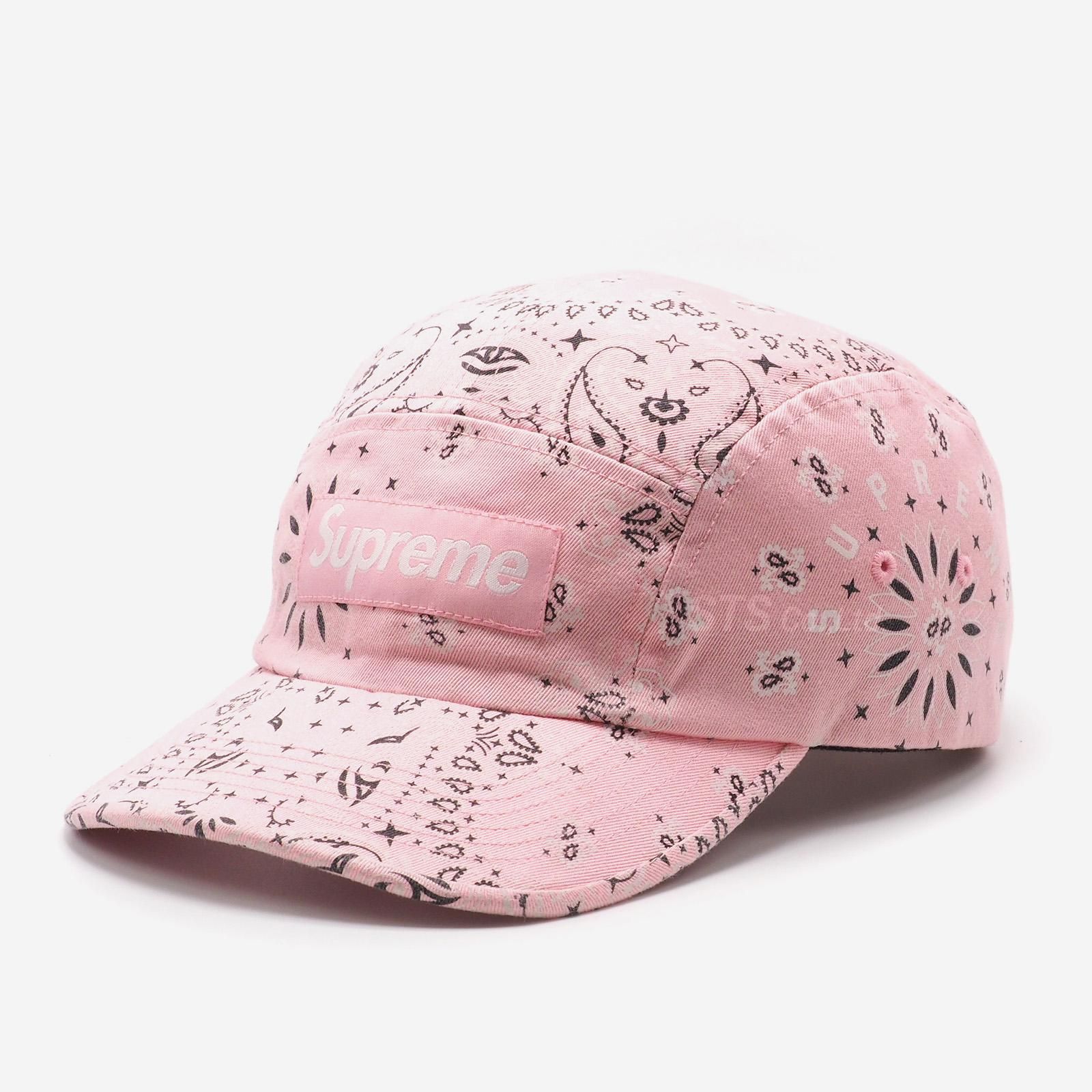 小物 SUPREME Bandana Camp Cap Supreme Bandana Jacquard Denim Camp Cap (SS25) - $58