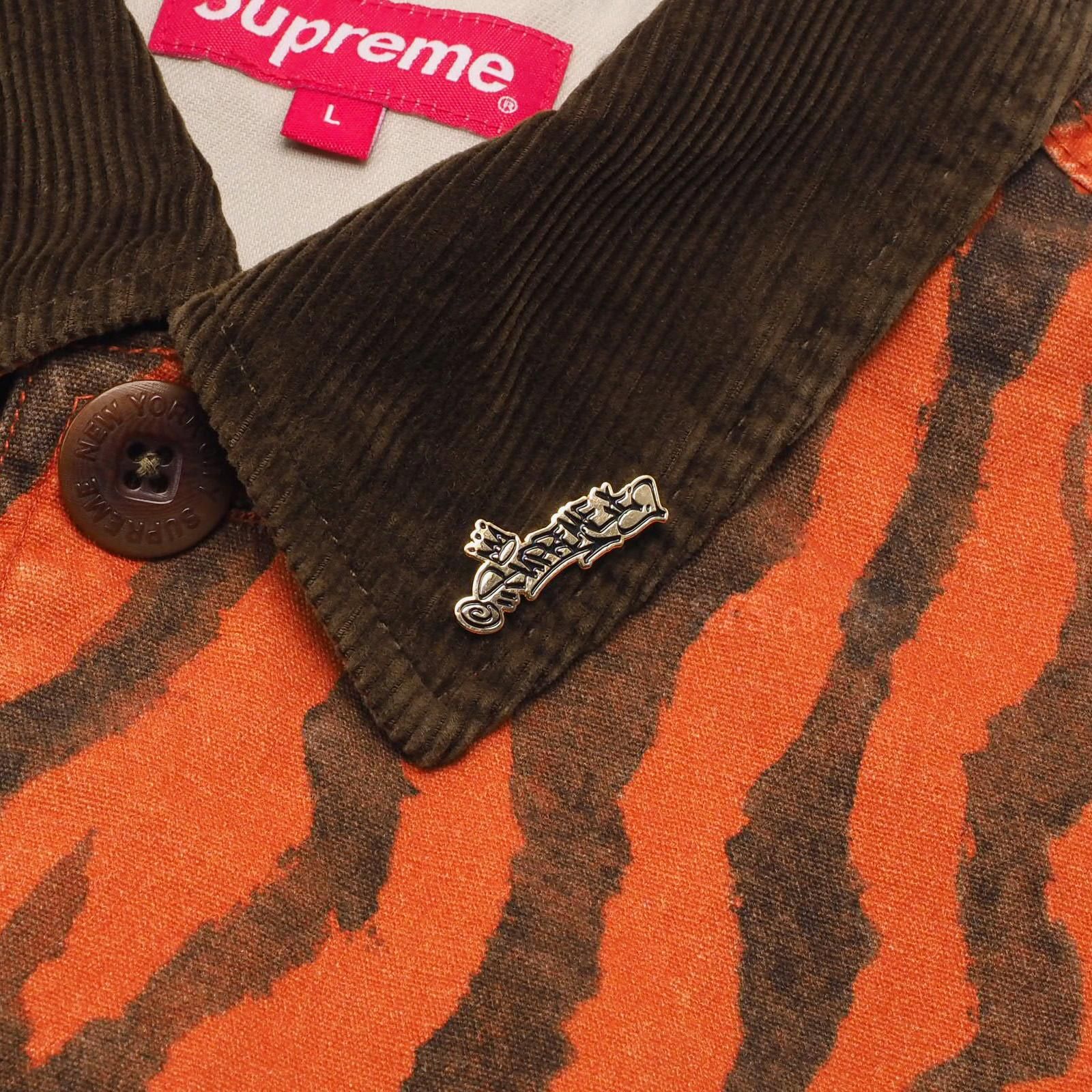 21ss Supreme Barn Coat Tiger Stripe-