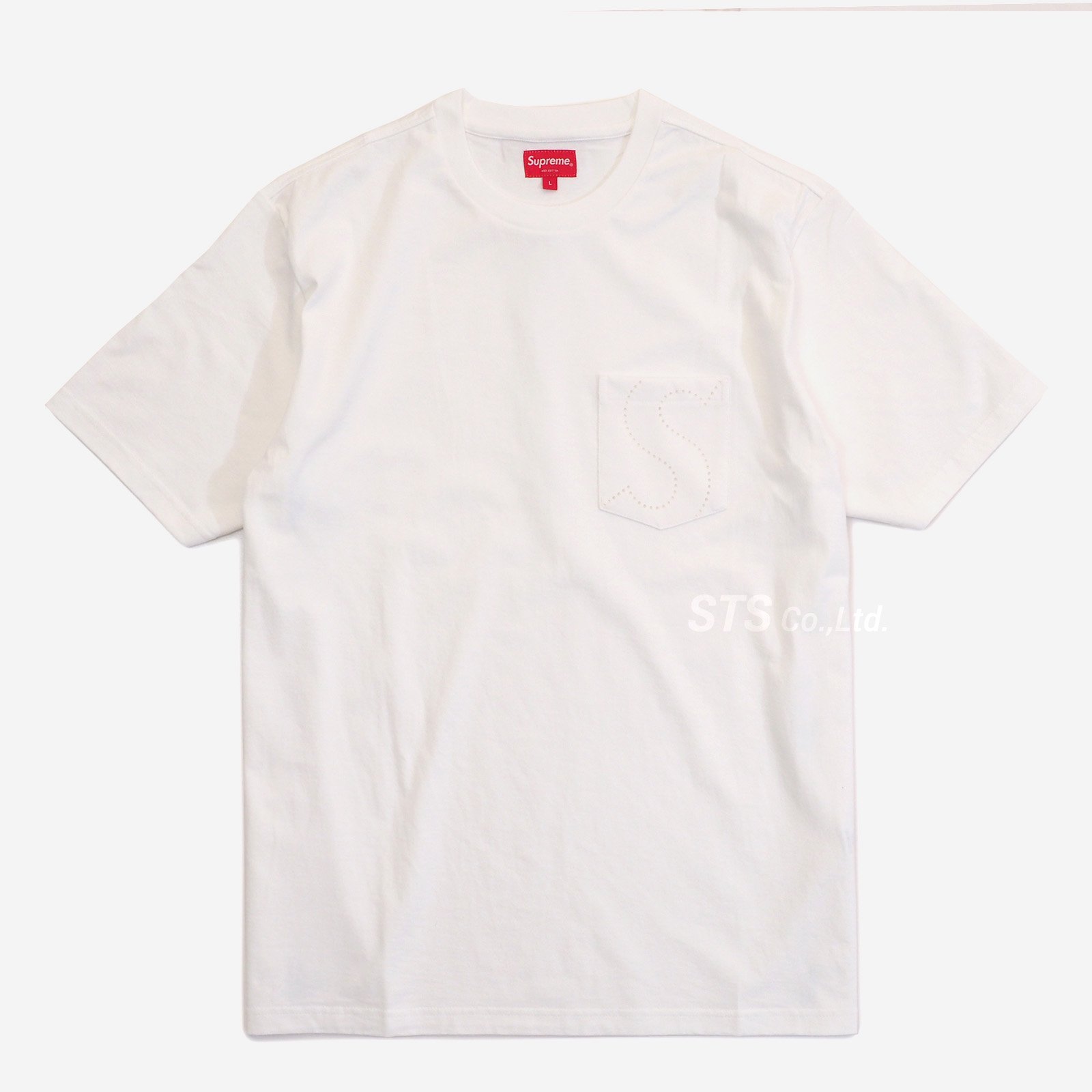 Supreme - Laser Cut S Logo Pocket Tee - UG.SHAFT