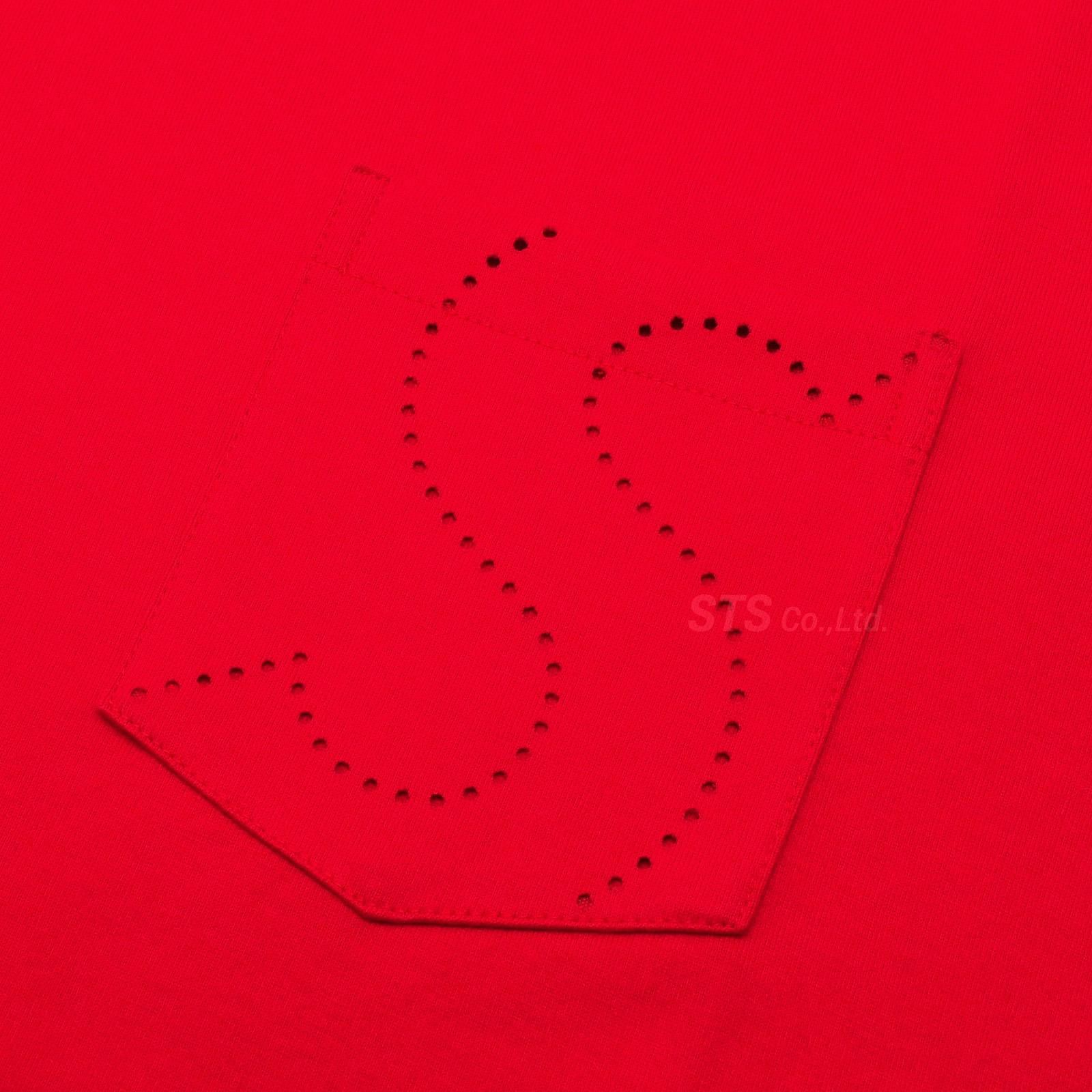 Supreme - Laser Cut S Logo Pocket Tee - UG.SHAFT