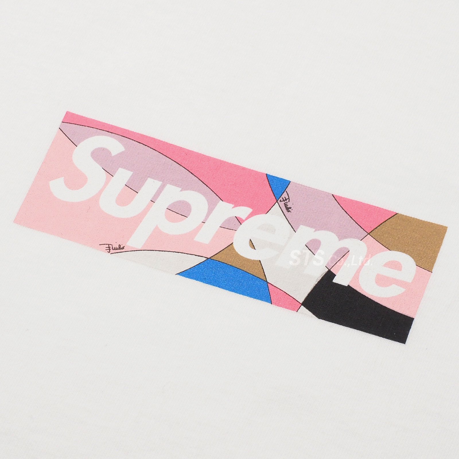 Supreme/Emilio Pucci Box Logo Tee - UG.SHAFT