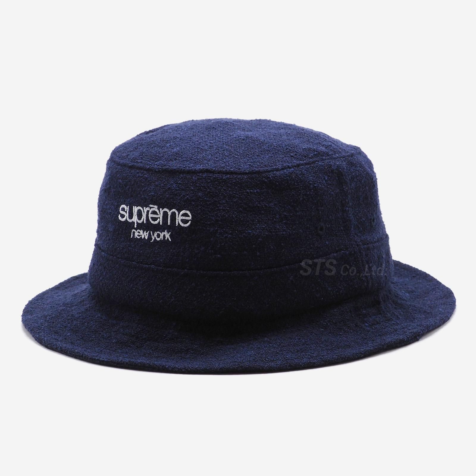 人気No.1/本体 Supreme NY classic Men logo Supreme crusher Bucket hat 帽子