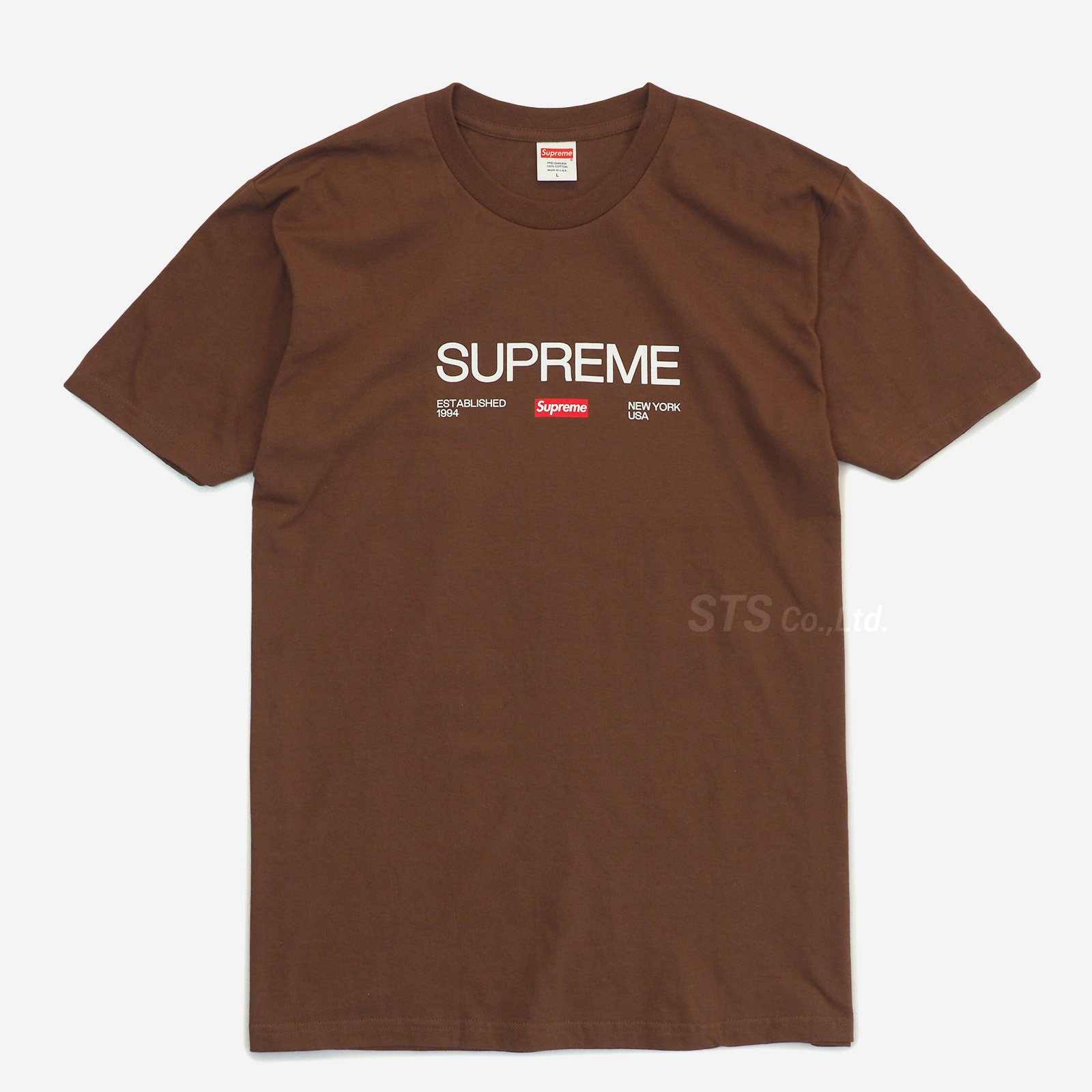 supreme est. 1994 tee Lサイズ - Tシャツ/カットソー(半袖/袖なし)