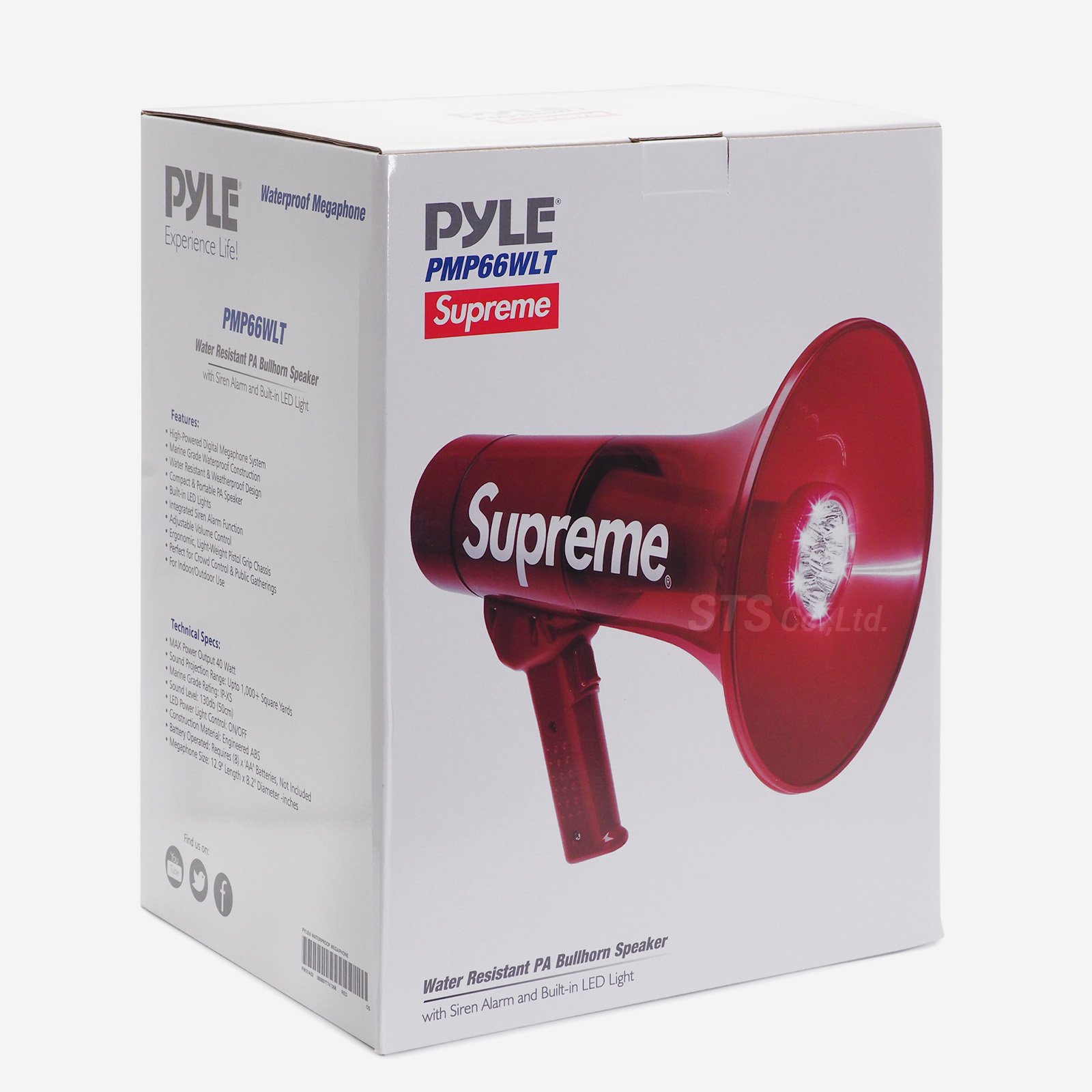 Pyle® Waterproof Megaphone "Red"