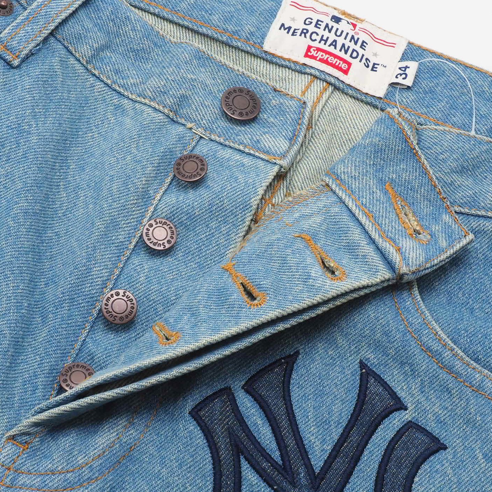 Supreme/New York Yankees Regular Jean - UG.SHAFT