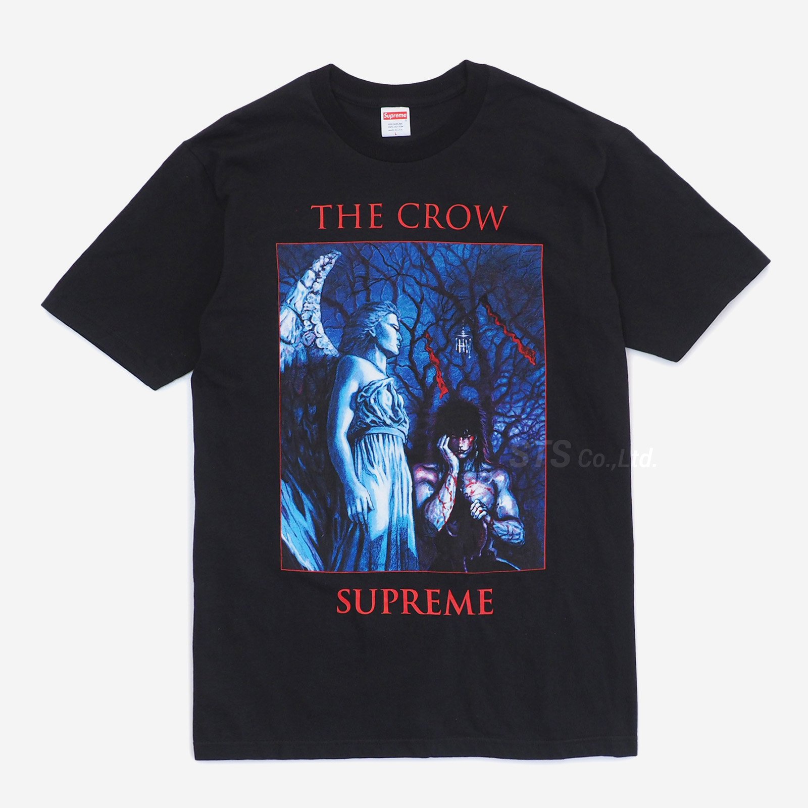 新品未着用になります【希少】supreme the crow tシャツ　XL