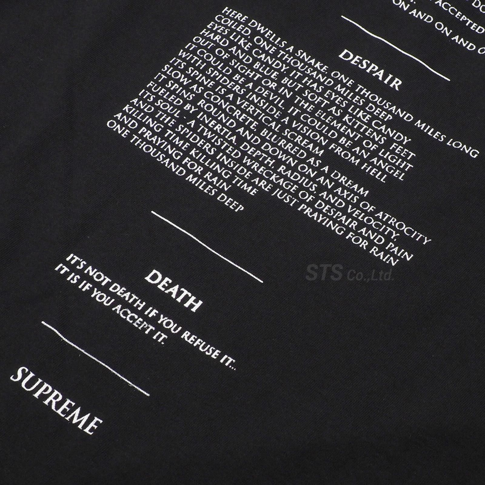 ✨極希少✨ Supreme × The Crow コラボ 黒 ロンT Mサイズ シュプリームがザ・クロウとのコラボコレクションを発売