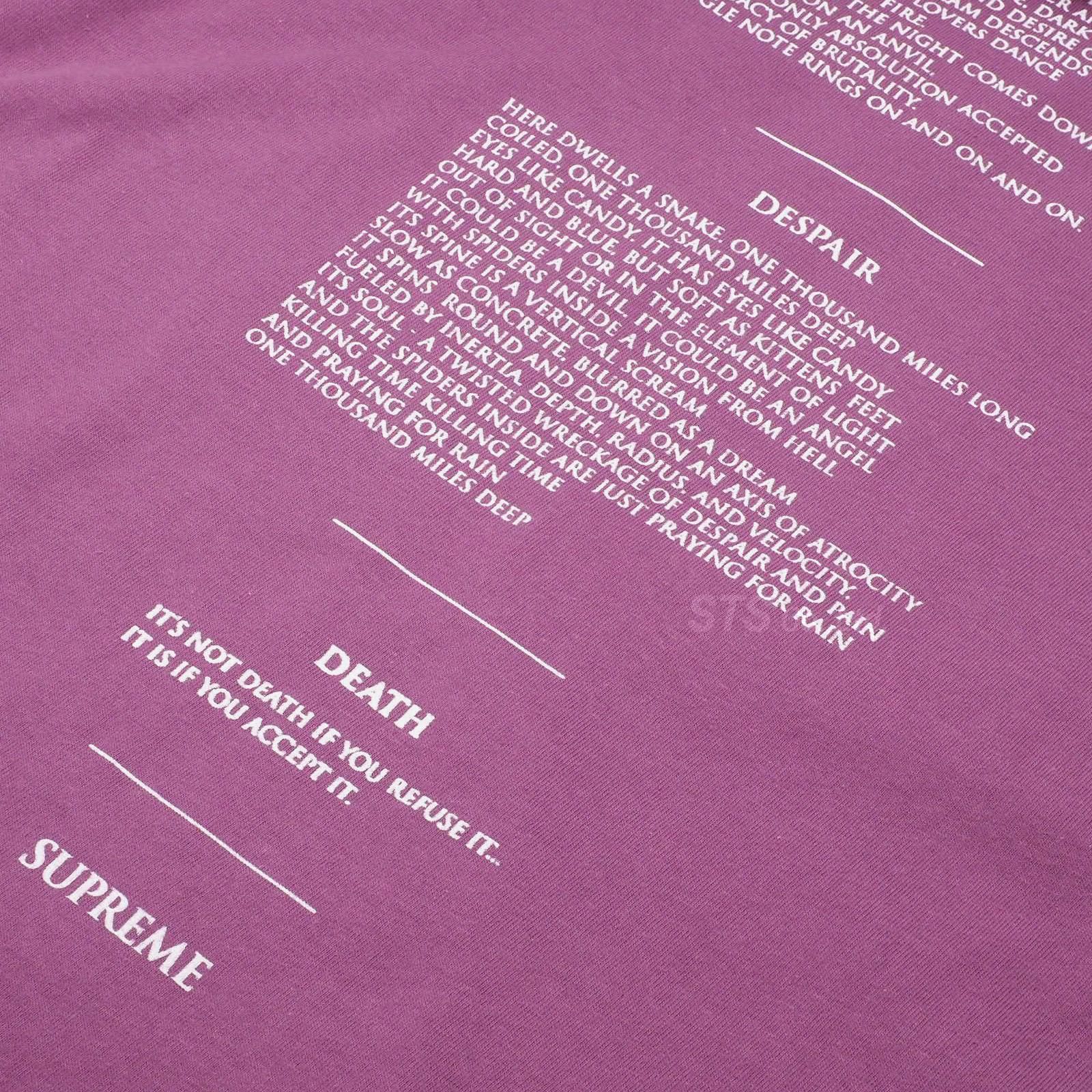 Supreme/The Crow L/S Tee - UG.SHAFT