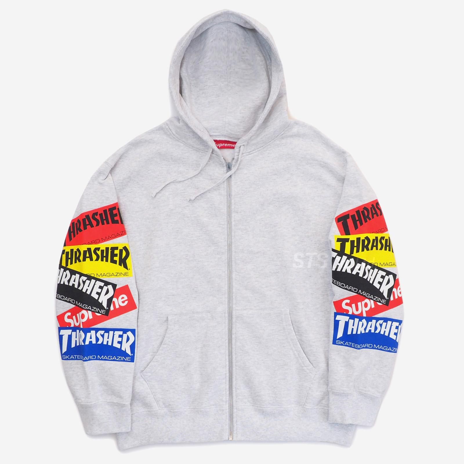 supreme Thrasher Multi Logo Zip Up