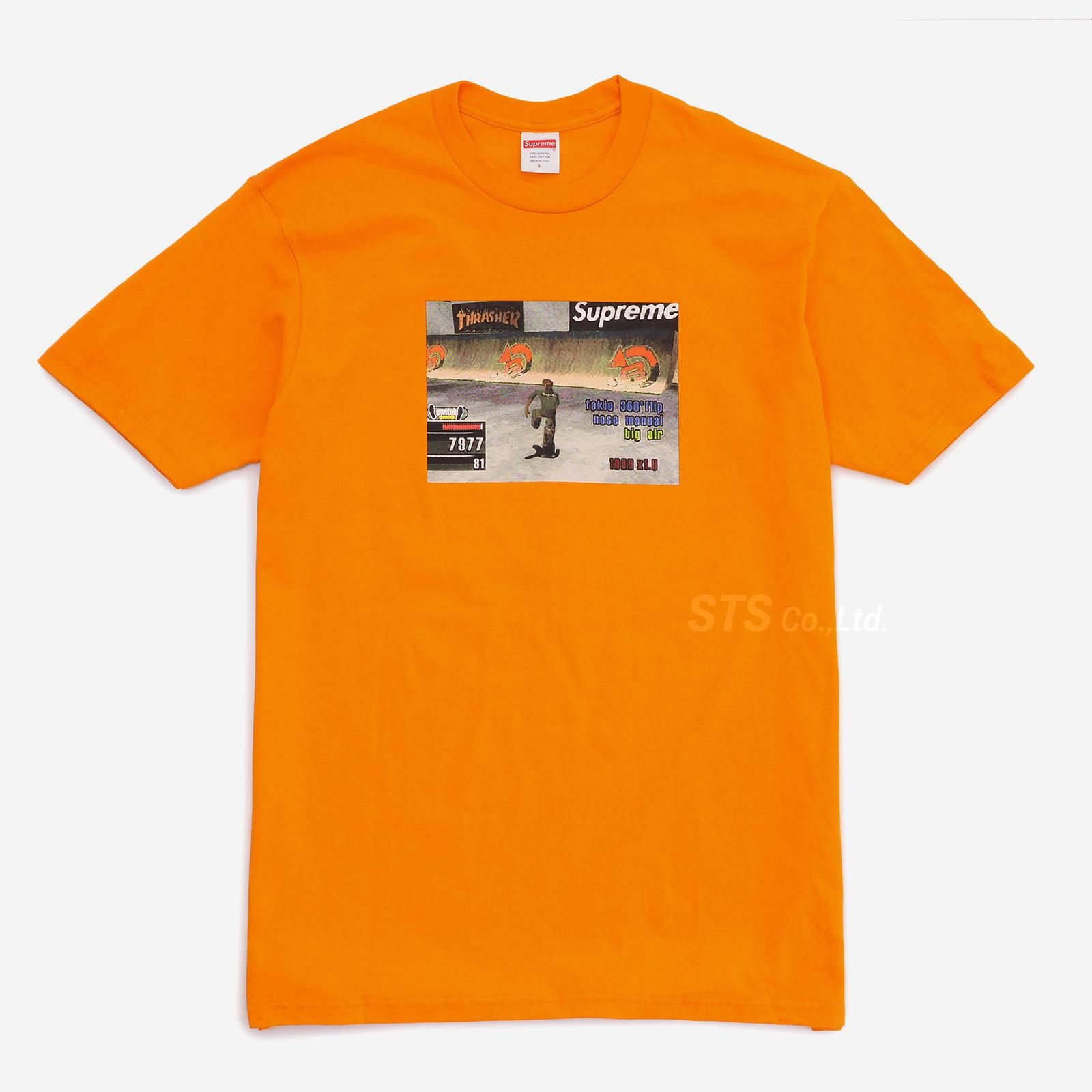 Supreme Thrasher game tee orange Mサイズ - Tシャツ(半袖/袖なし)