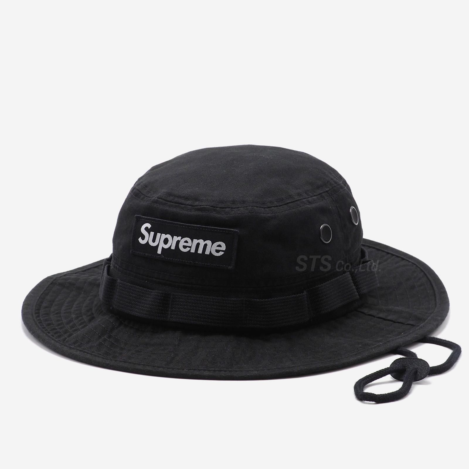 れています Supreme - Military Boonie Black supreme シュプリームの